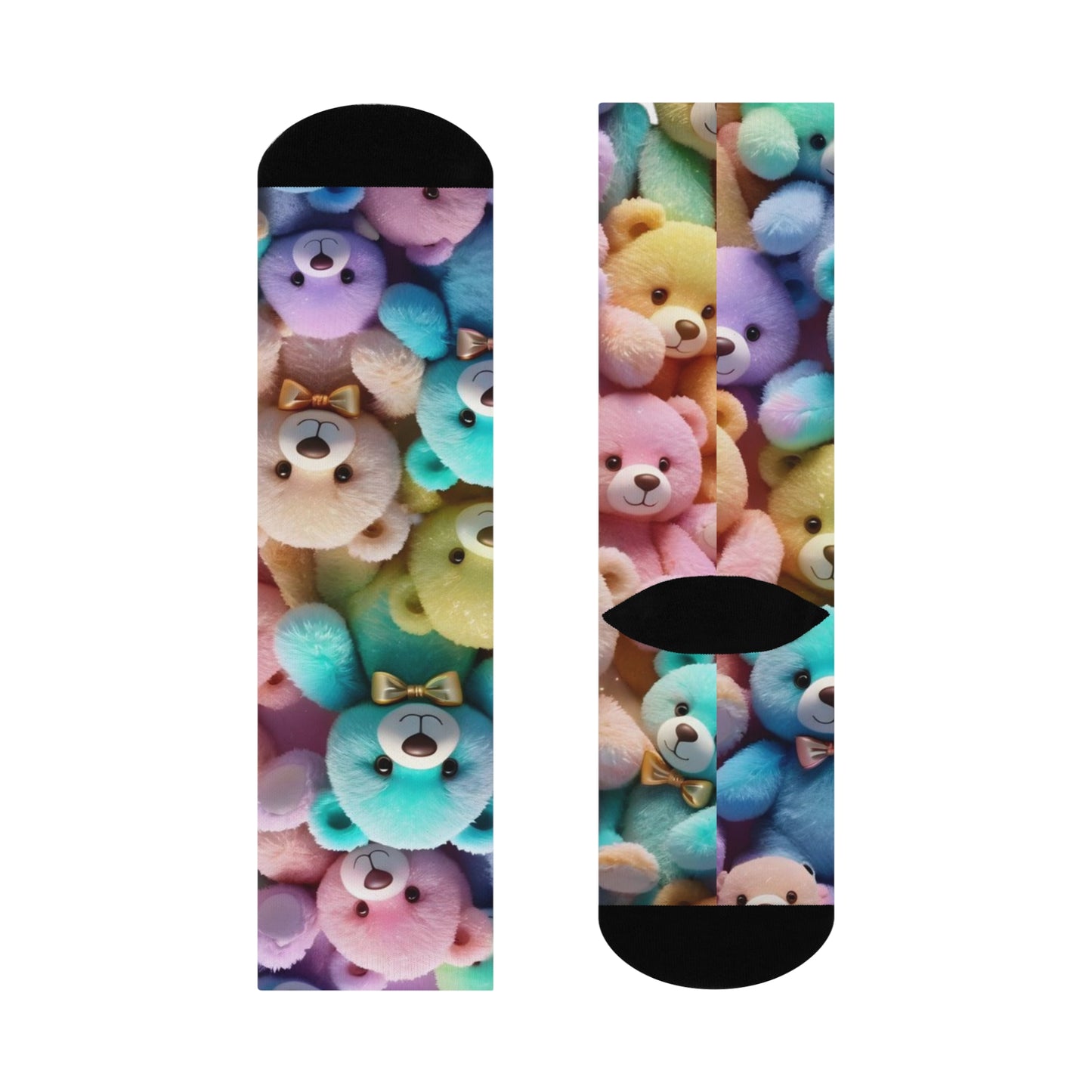 "Colorful Bears Socks – Fun & Vibrant Animal Design for Comfort and Style"