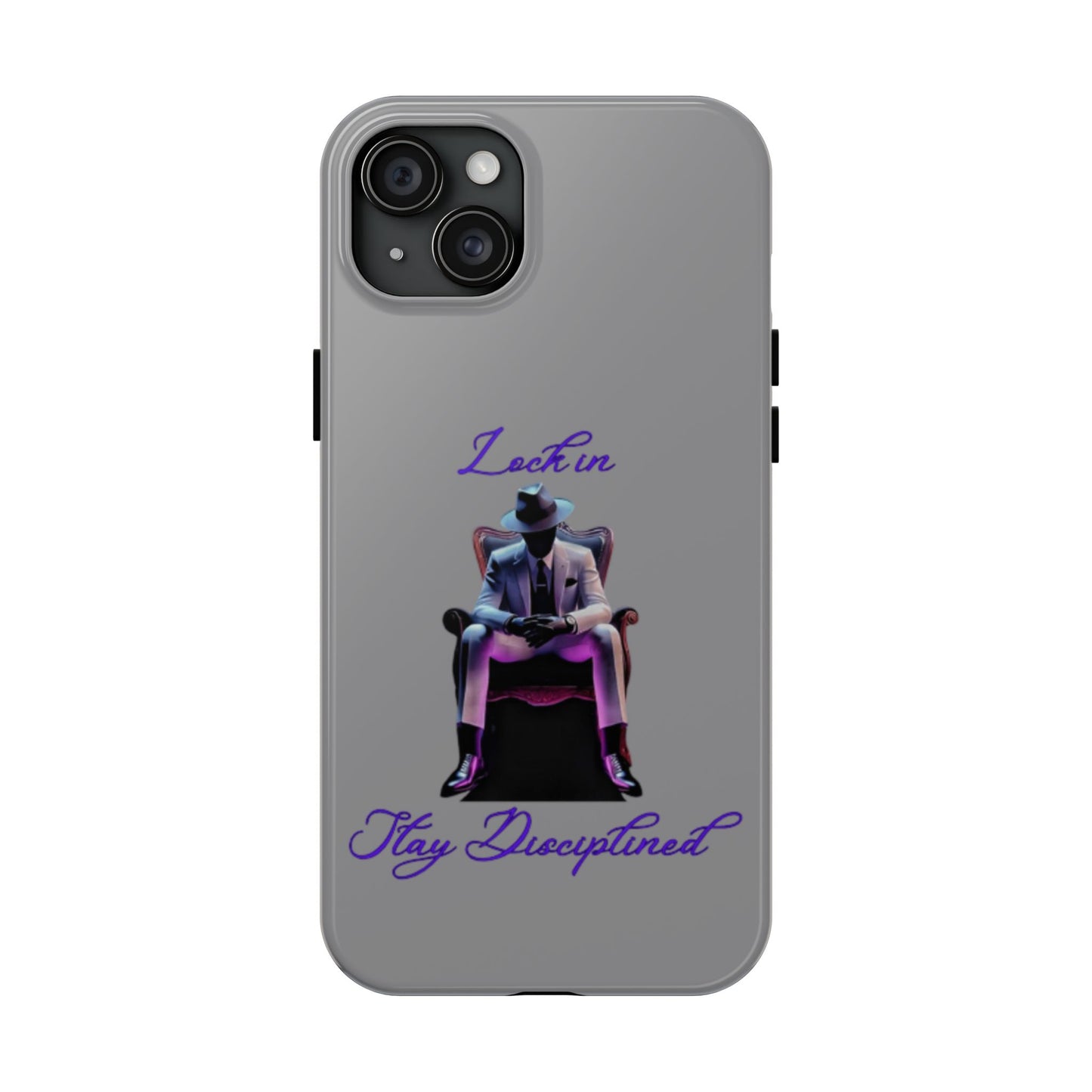 Phone case- Lock In, Stay Disciplined Tough Phone Case - Durable Protection