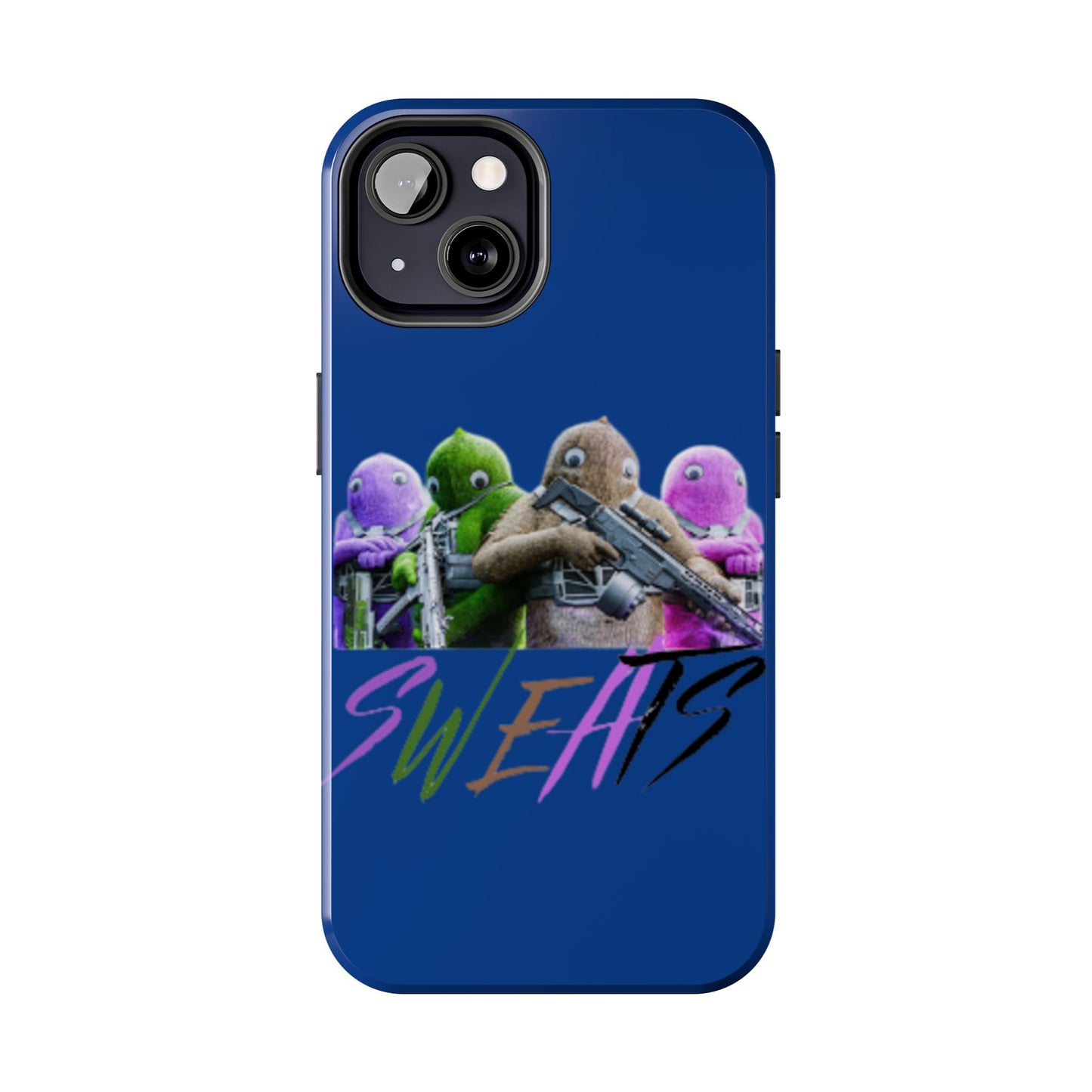 Cool Cartoon-Inspired Tough Phone Case - 'SWEATS'