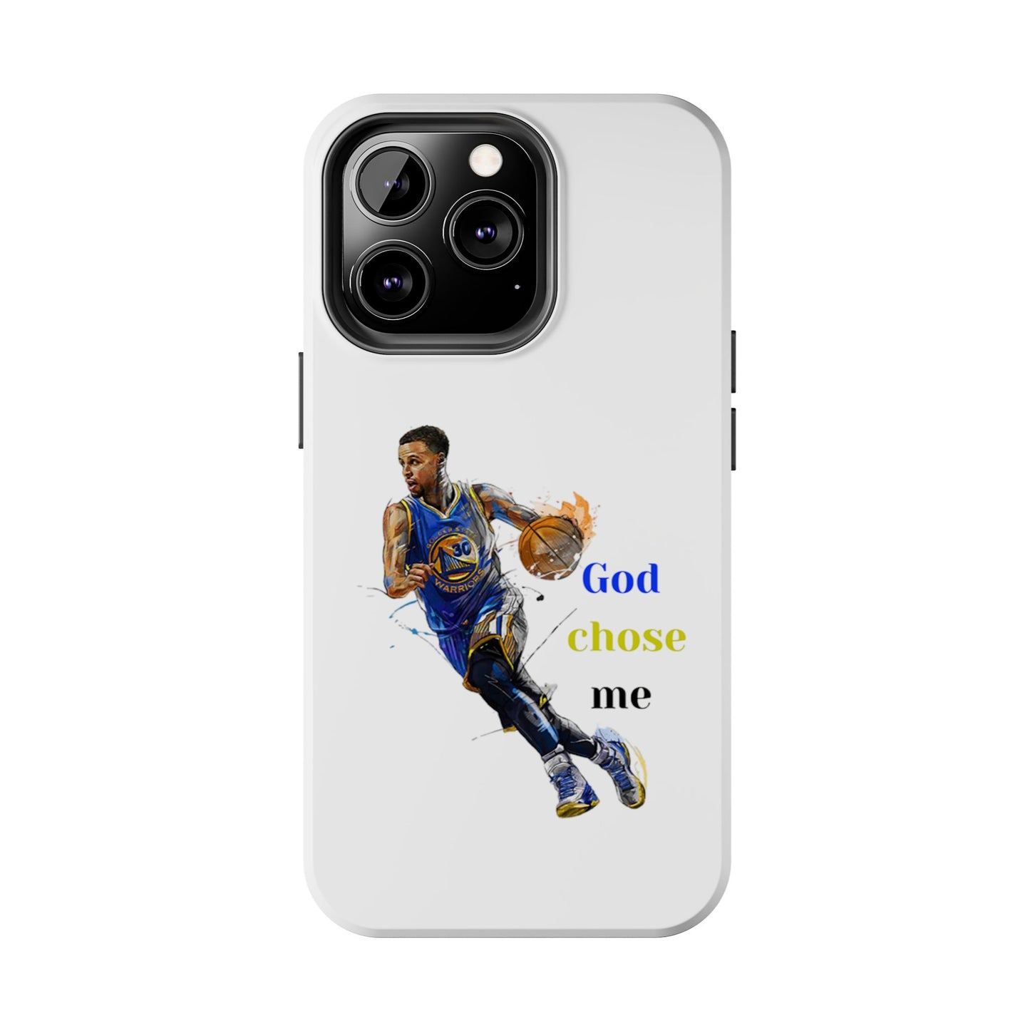 Phone case- God Chose Me Tough Phone Case - Durable Protection