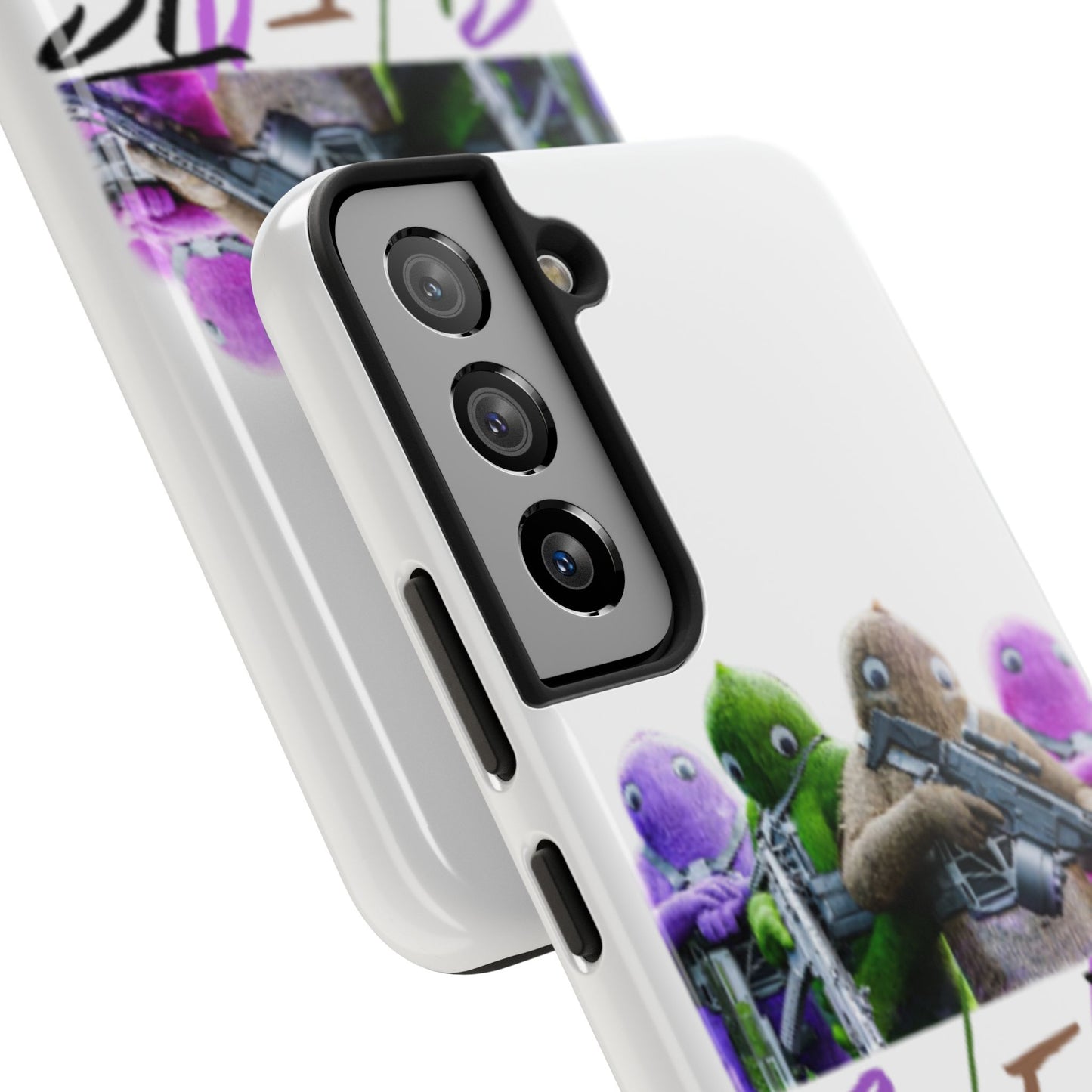 Cool Cartoon-Inspired Tough Phone Case - 'SWEATS'