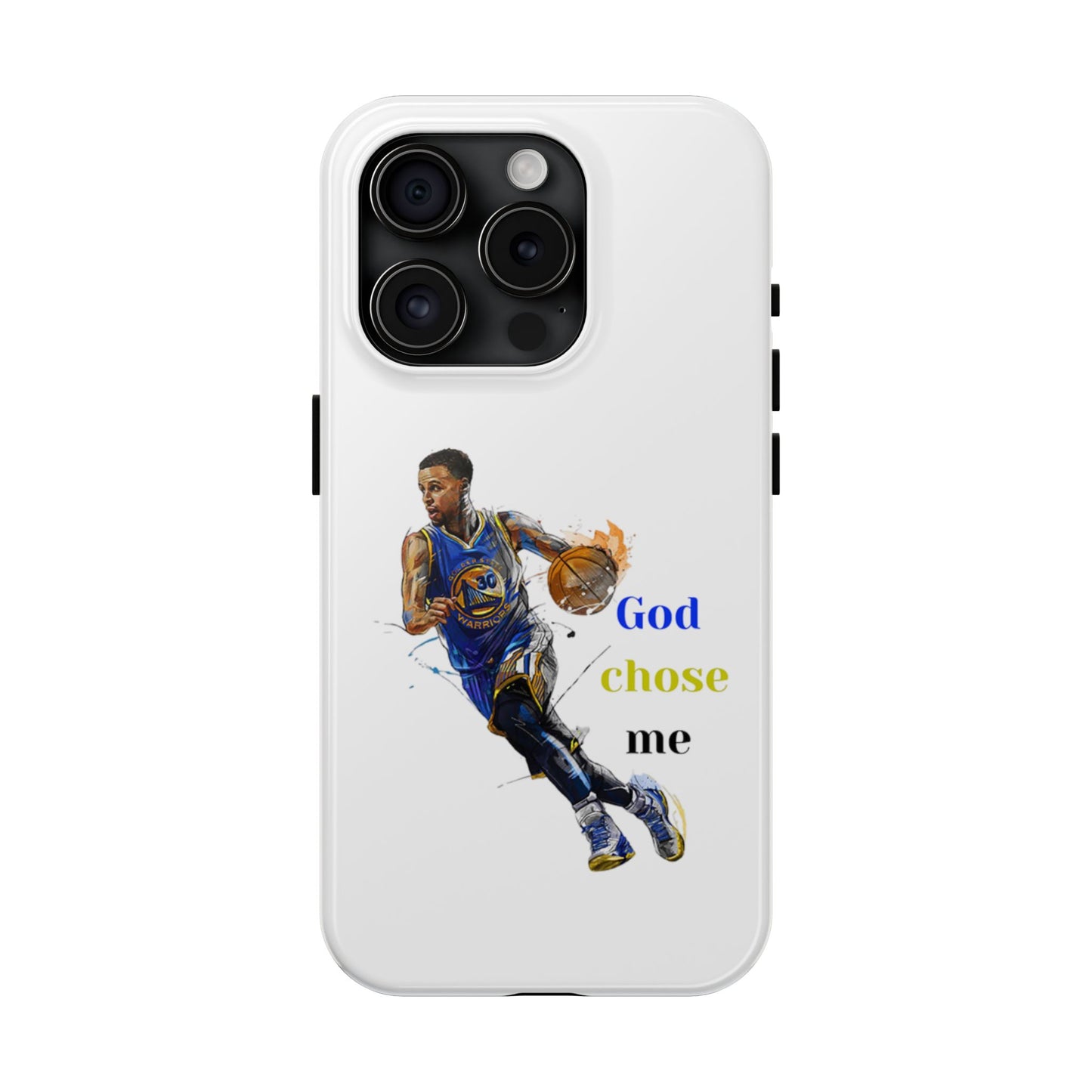 Phone case- God Chose Me Tough Phone Case - Durable Protection