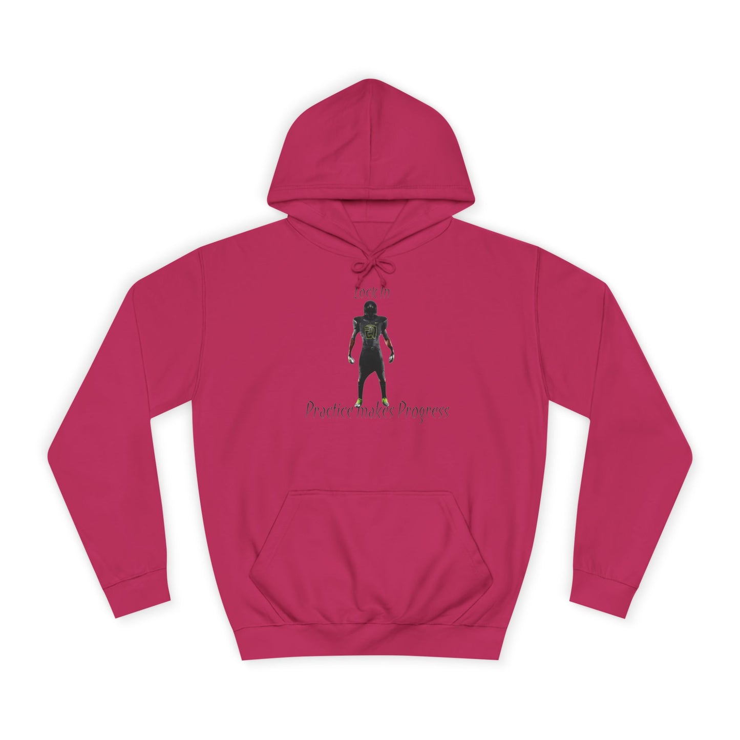 Iron Grey Men’s Motivational Sweater – "Practice Makes Progress" Inspirational Pullover