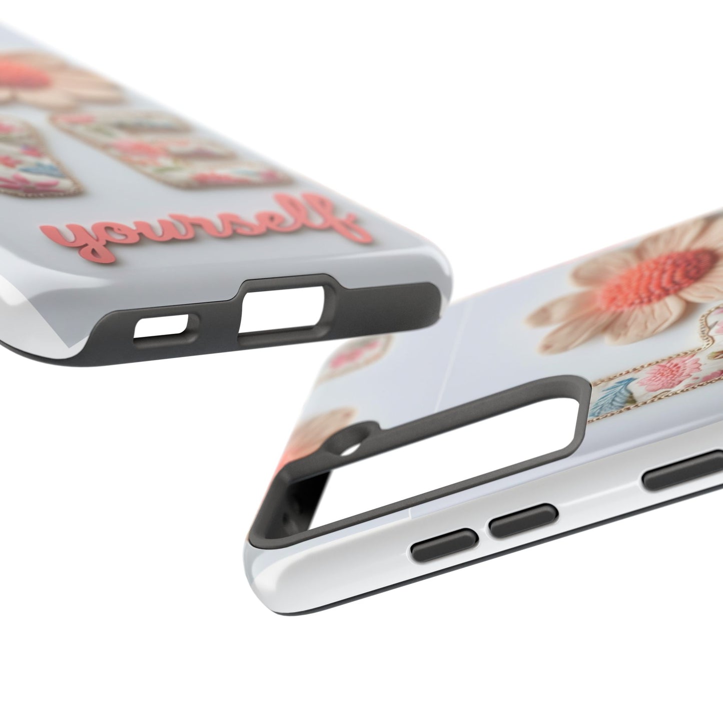 Floral 'Love Yourself' Tough Phone Case