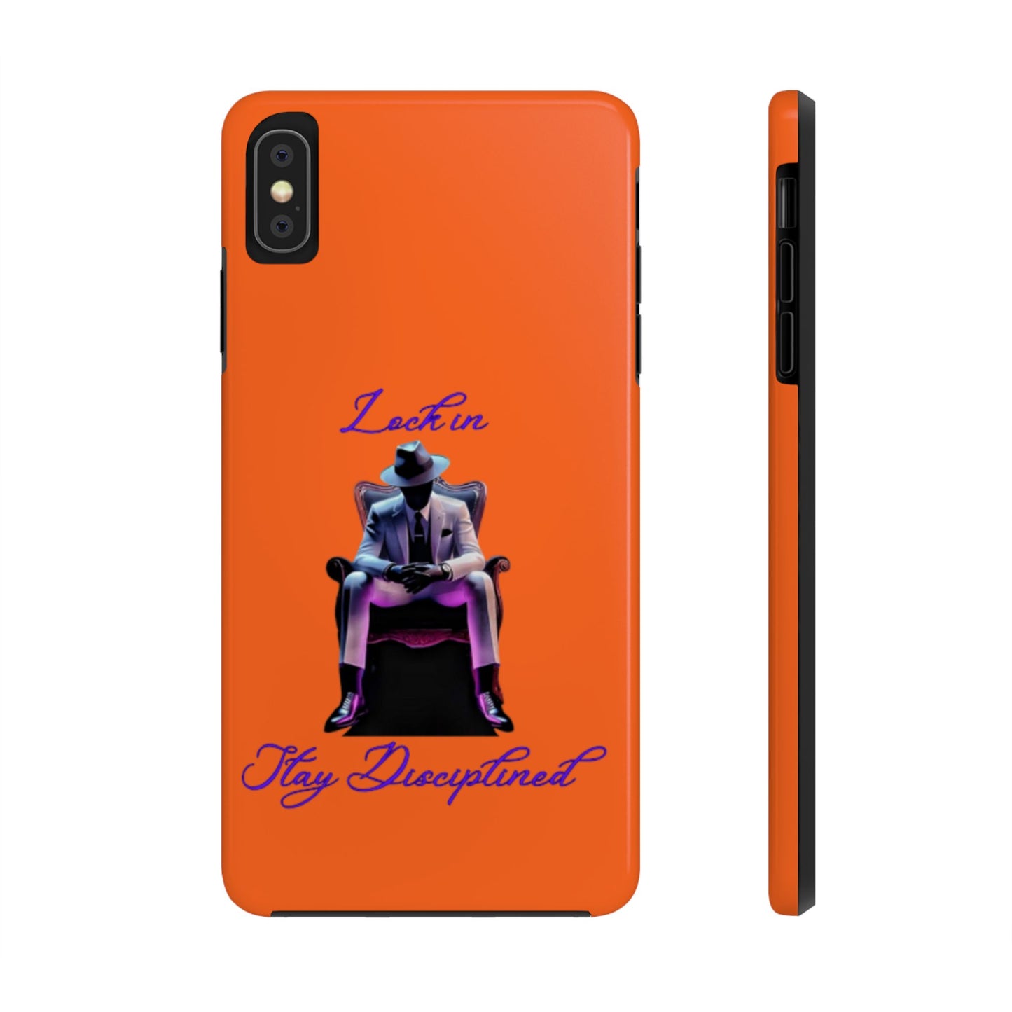 Phone case- Lock In, Stay discipline Tough Phone Case - Durable Protection