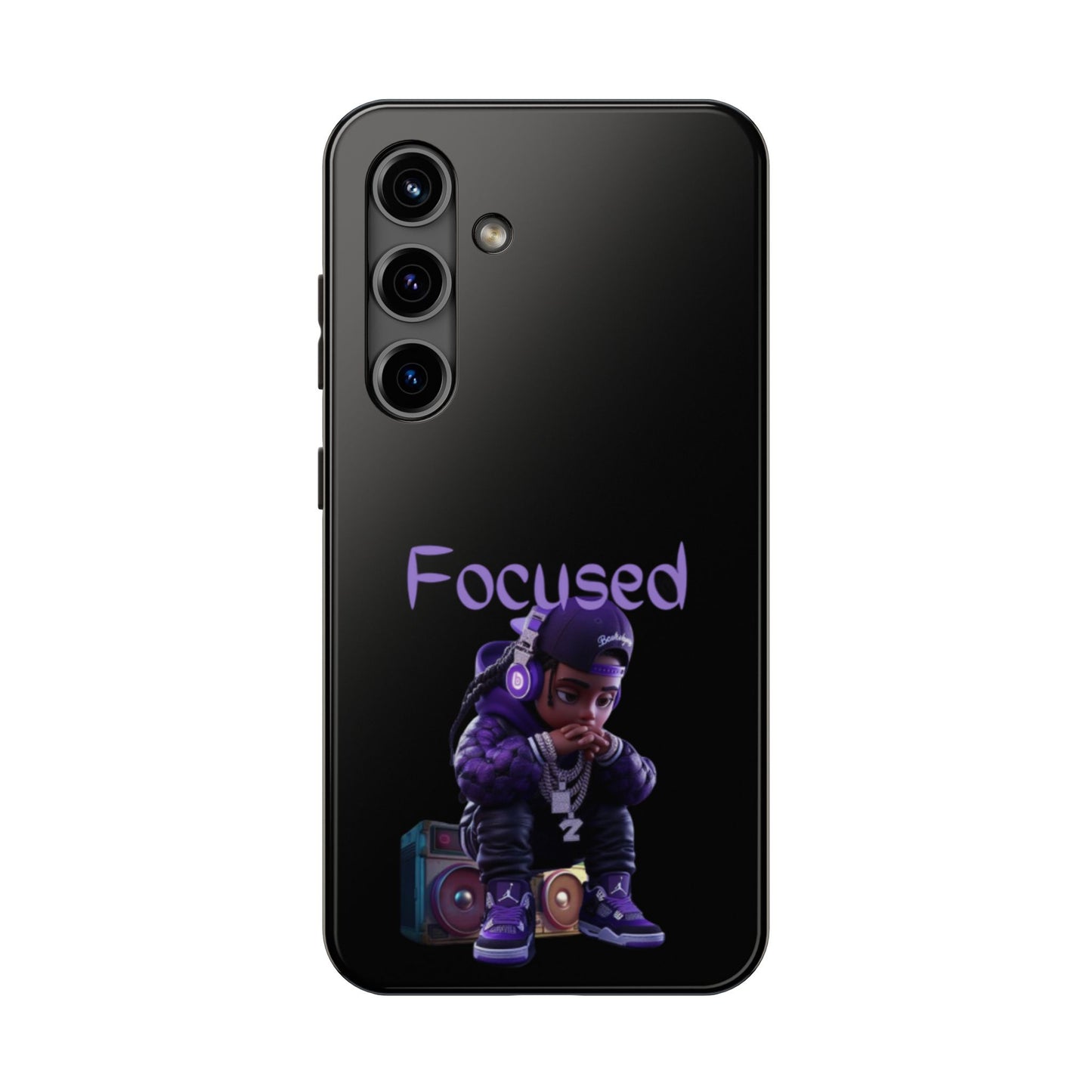 Phone case- Focused Tough Phone Case - Durable Protection