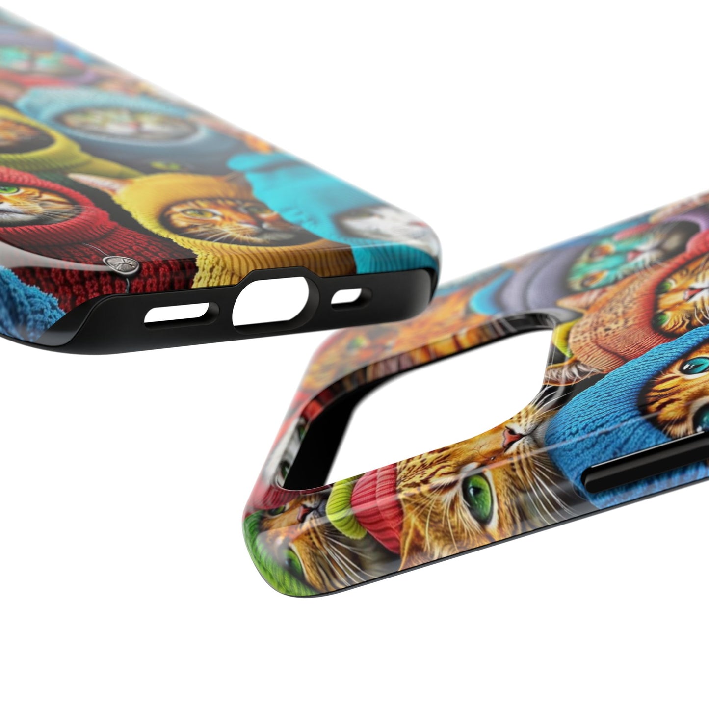 "Cool Cats Tough Phone Case – Stylish & Durable Protective Cover for iPhone & Android"
