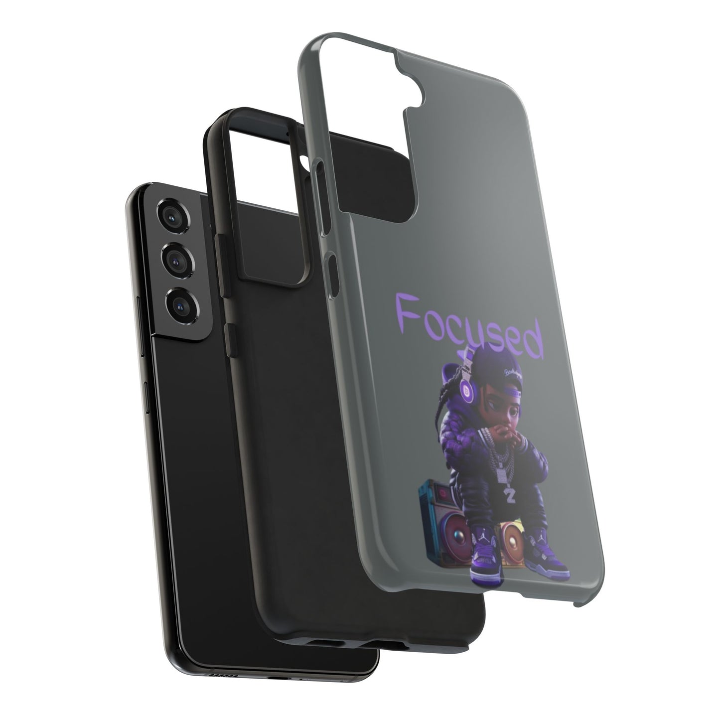 Phone Case- Focused Tough Case- Durable Protection