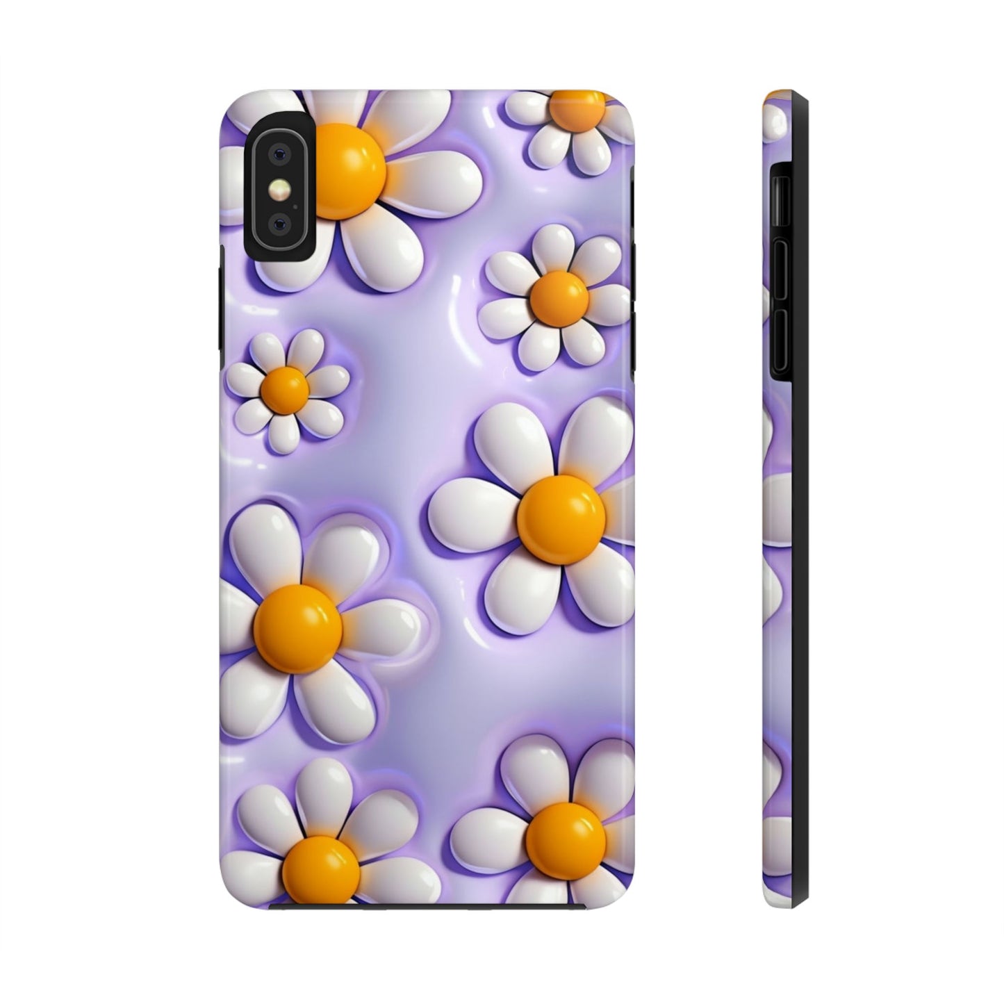 πΌ Floral Tough Phone Case β Vibrant Daisy Spring Design, for iPhones & Androids