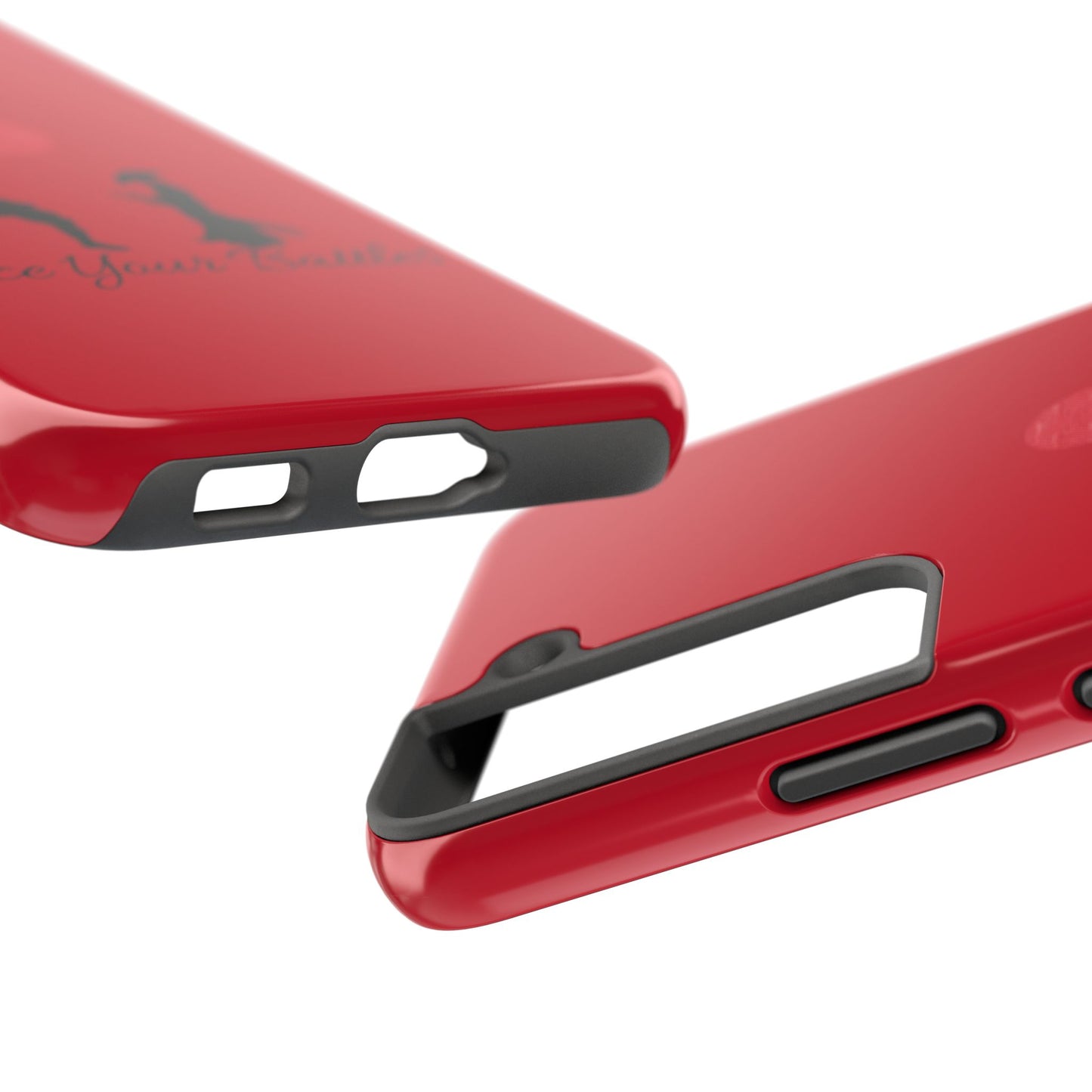 Phone case- Face Your Battles Tough Phone Case - Durable Protection