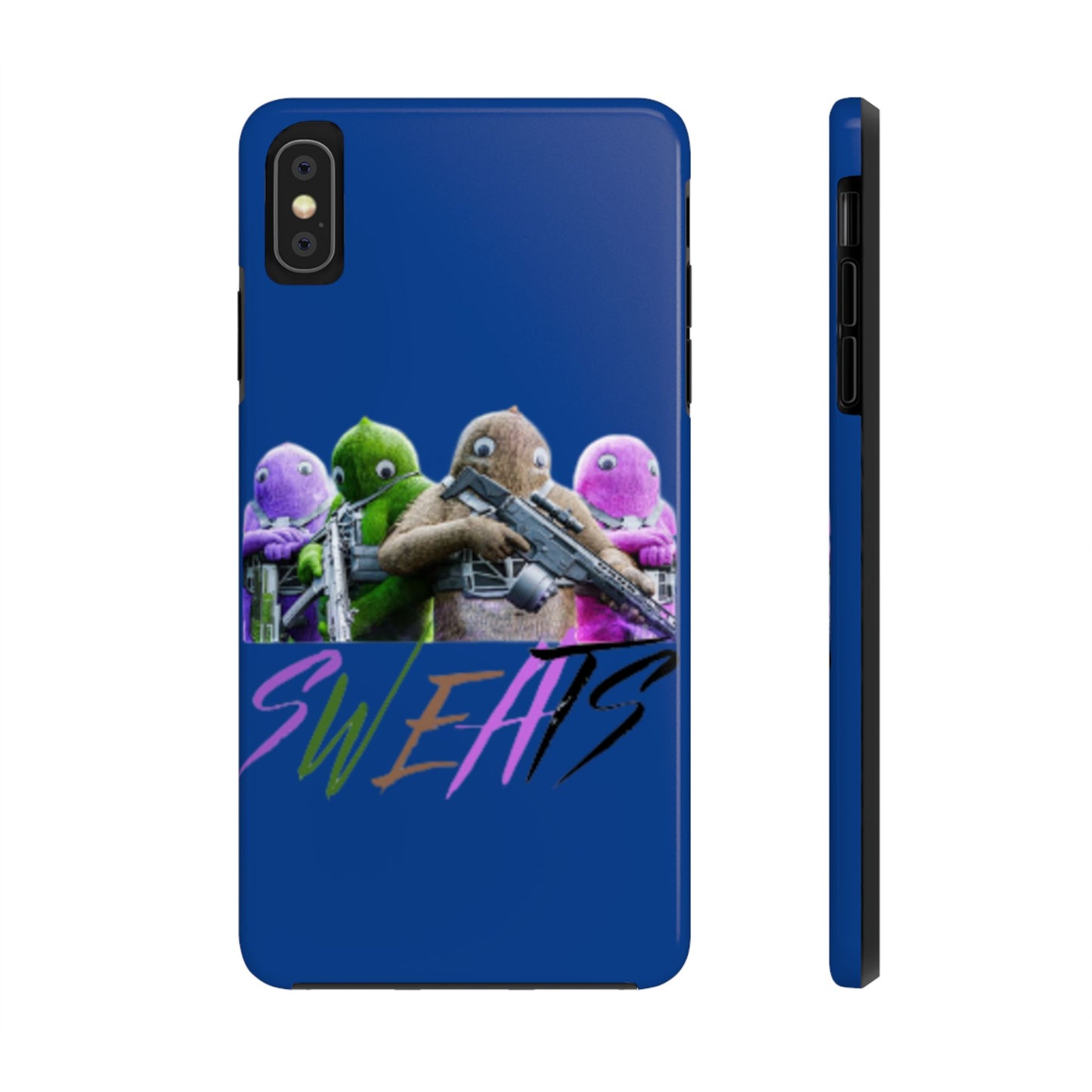 Cool Cartoon-Inspired Tough Phone Case - 'SWEATS'