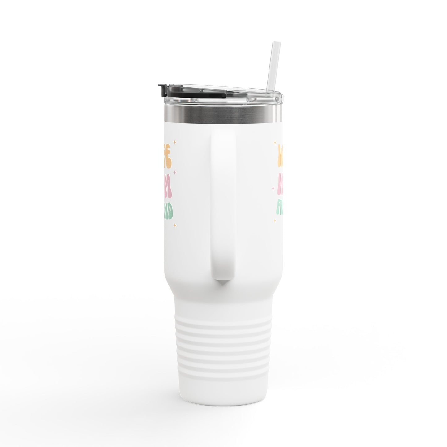 💖 40oz Insulated Travel Mug – Stylish Drinkware with Straw for Wives, Moms & Friends ✨