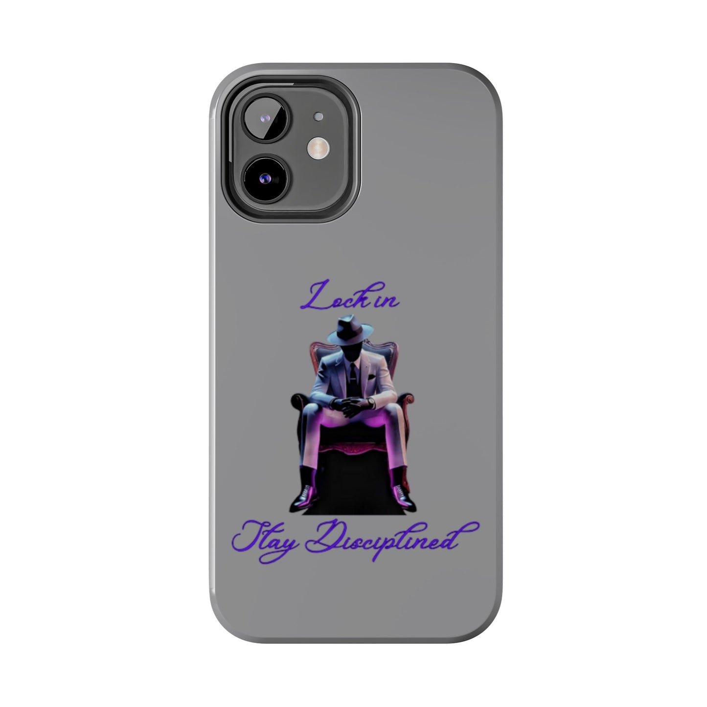 Phone case- Lock In, Stay Disciplined Tough Phone Case - Durable Protection