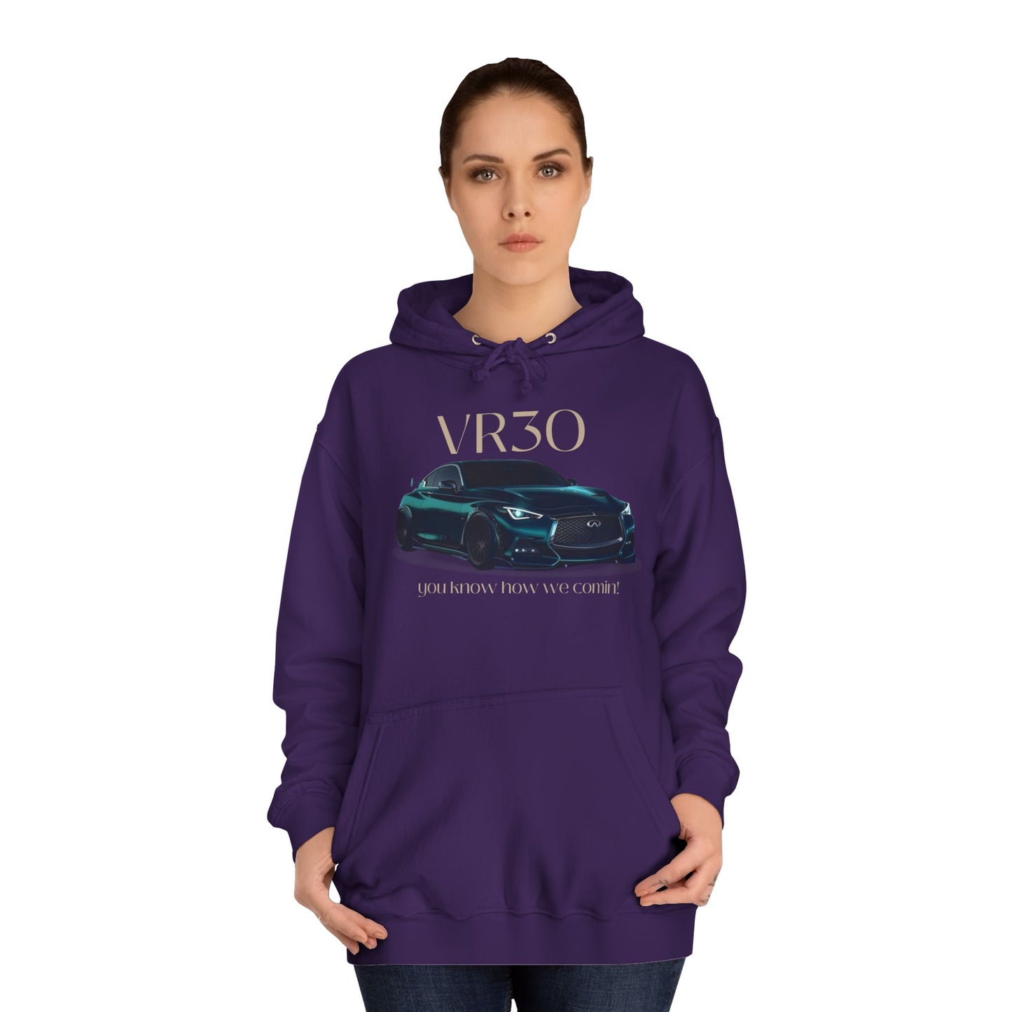 Pearl Glacier White Hoodie for Men– V3ro Sports Car Inspired Graphic Apparel