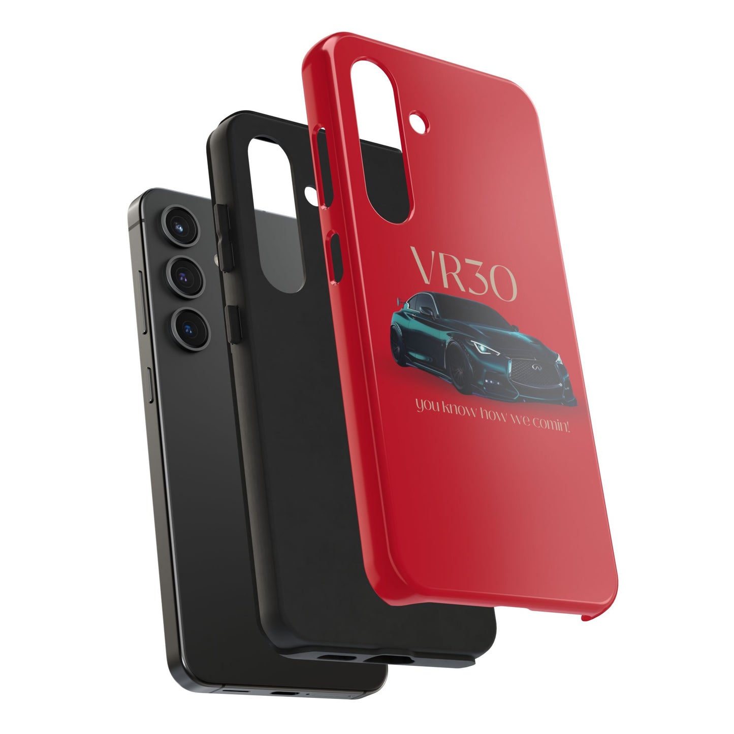 VR30 Sports Car Tough Phone Case - Stylish and Durable Protection for Car Enthusiasts