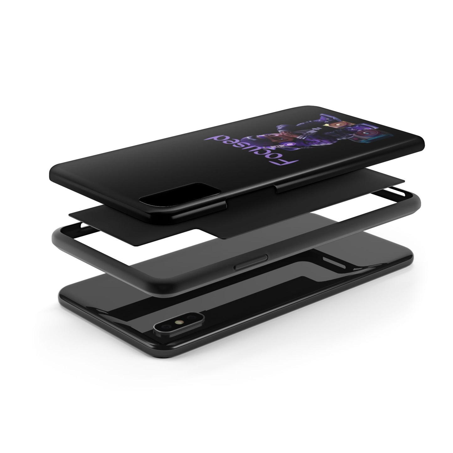 Phone case- Focused Tough Phone Case - Durable Protection