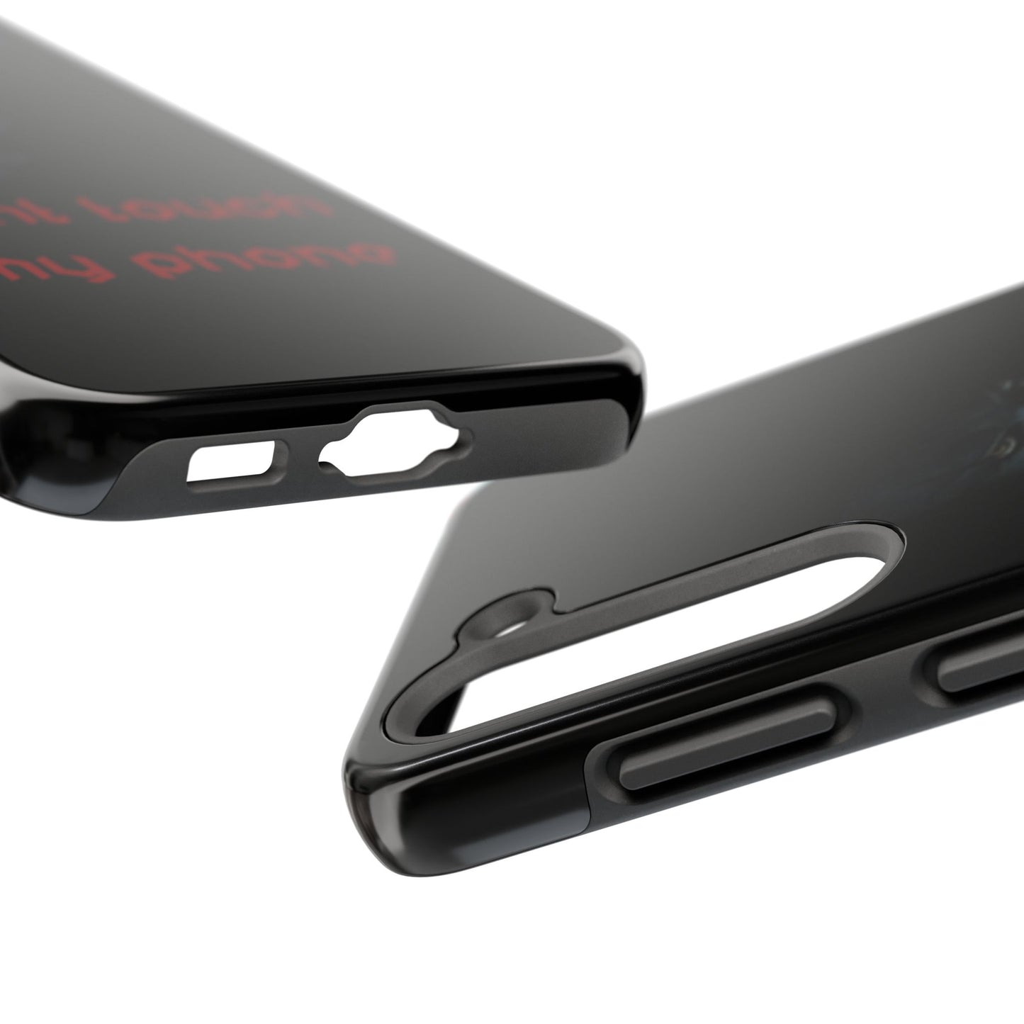 🤡 Creepy Clown Tough Phone Case – "Don’t Touch My Phone" Design for iPhone & Android