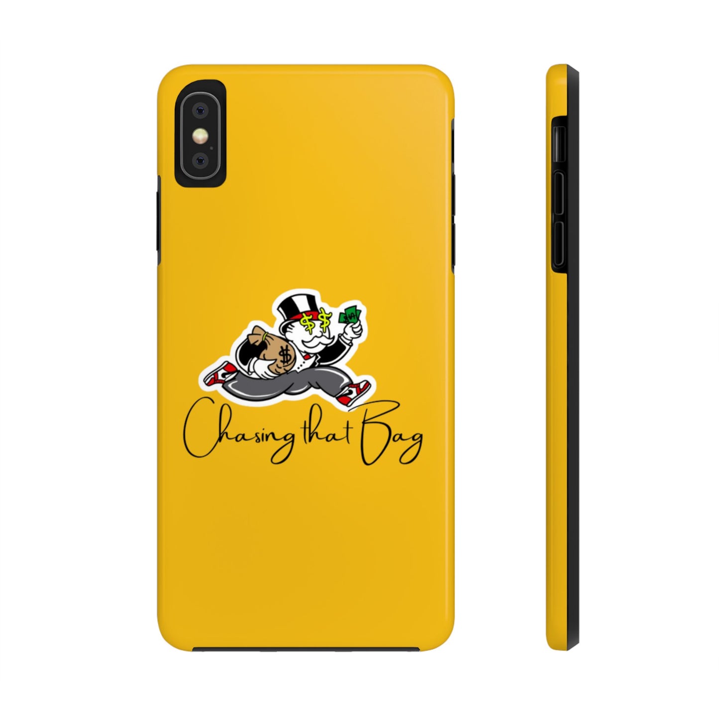 Phone Case- Chasing That Bag Tough Case- Durable Protection