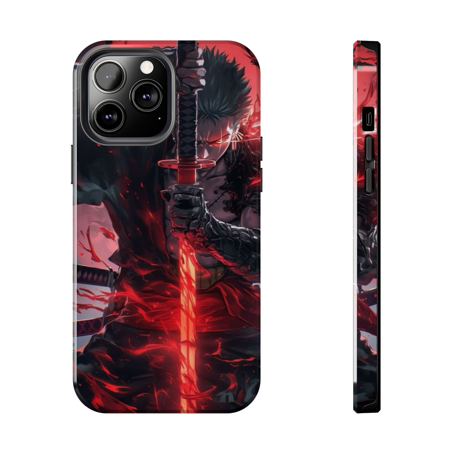 🗡️ Fierce Samurai Tough Phone Case – Durable Protection with Bold Anime Design for iPhone & Android