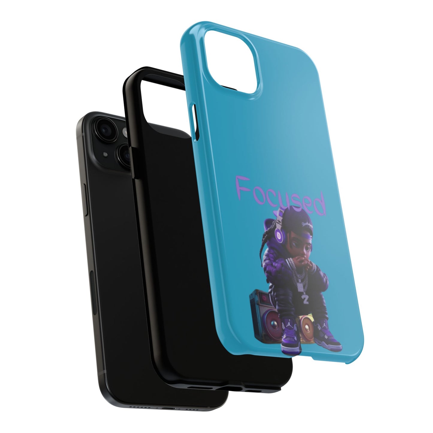 Phone Case- Focused Tough Case- Durable Protection