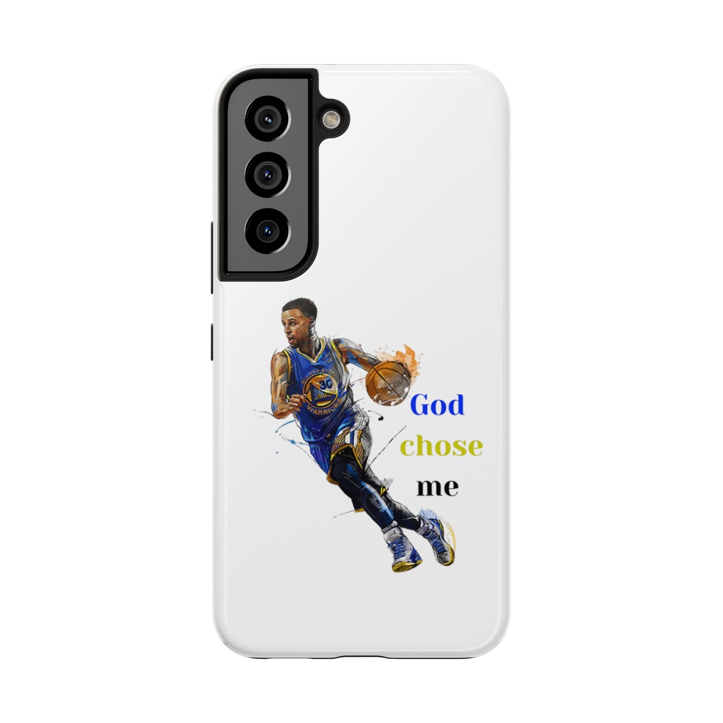 Phone case- God Chose Me Tough Phone Case - Durable Protection