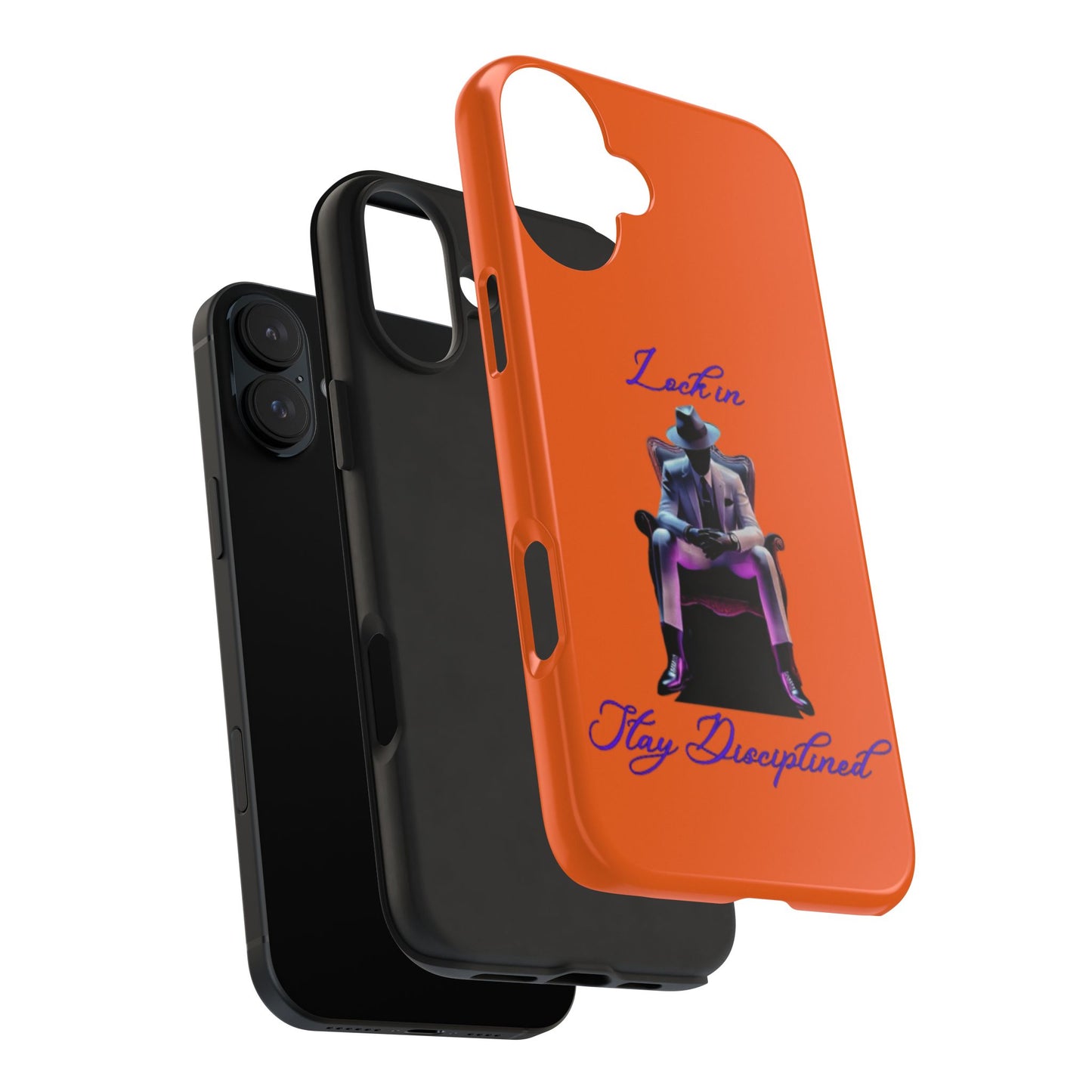 Phone case- Lock In, Stay discipline Tough Phone Case - Durable Protection