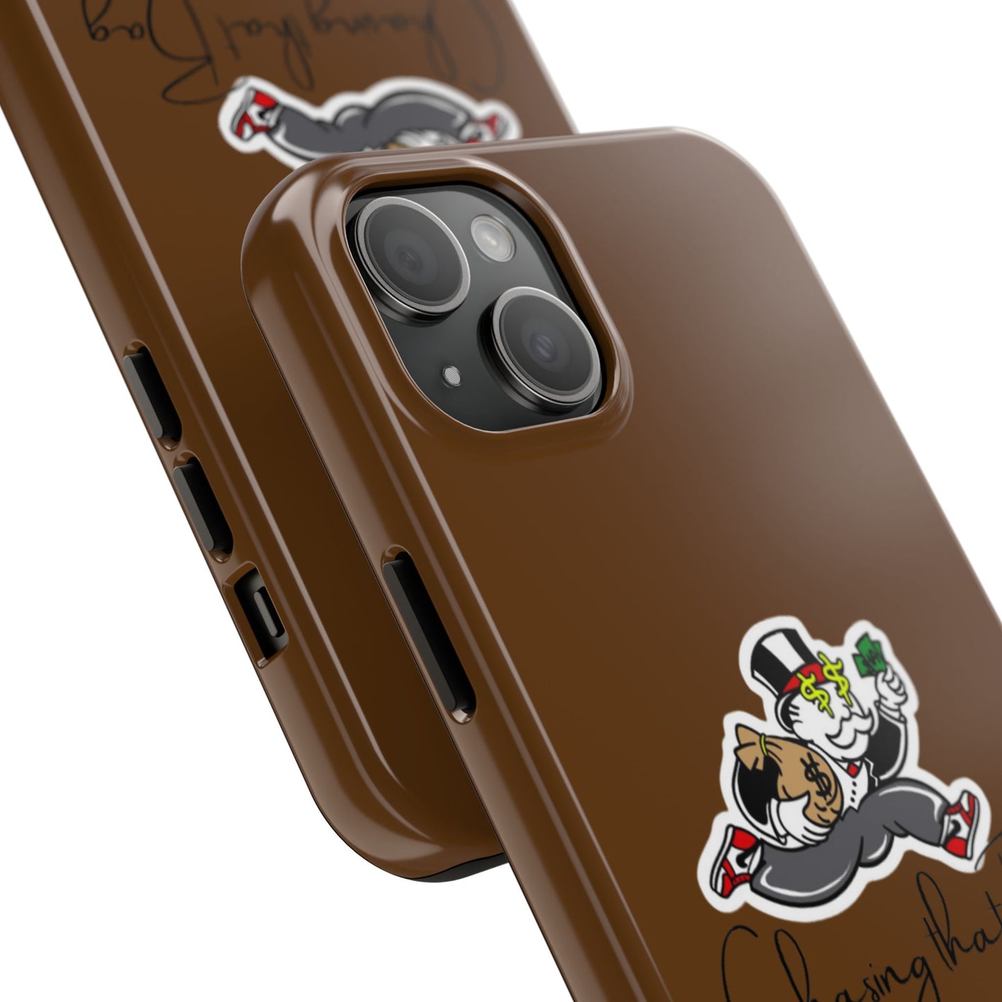 Phone Case- Chasing That Bag Tough Case- Durable Protection