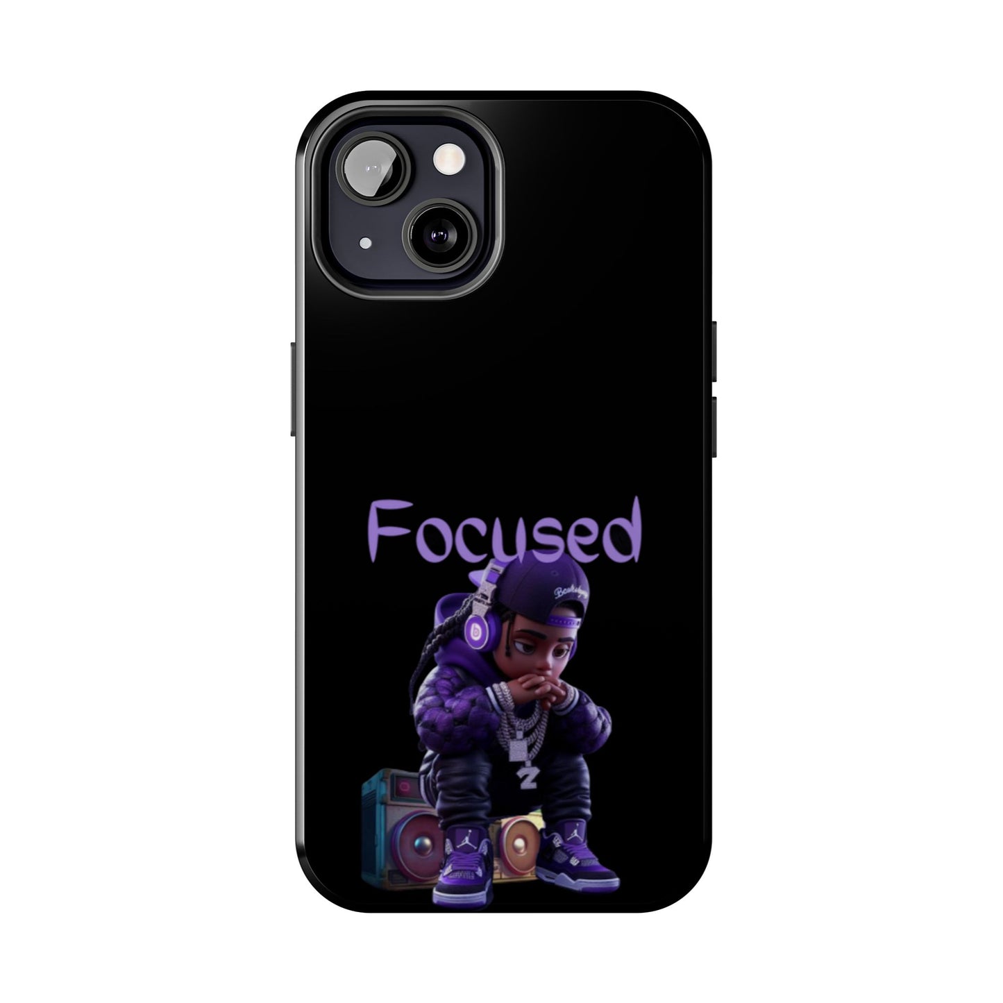 Phone case- Focused Tough Phone Case - Durable Protection