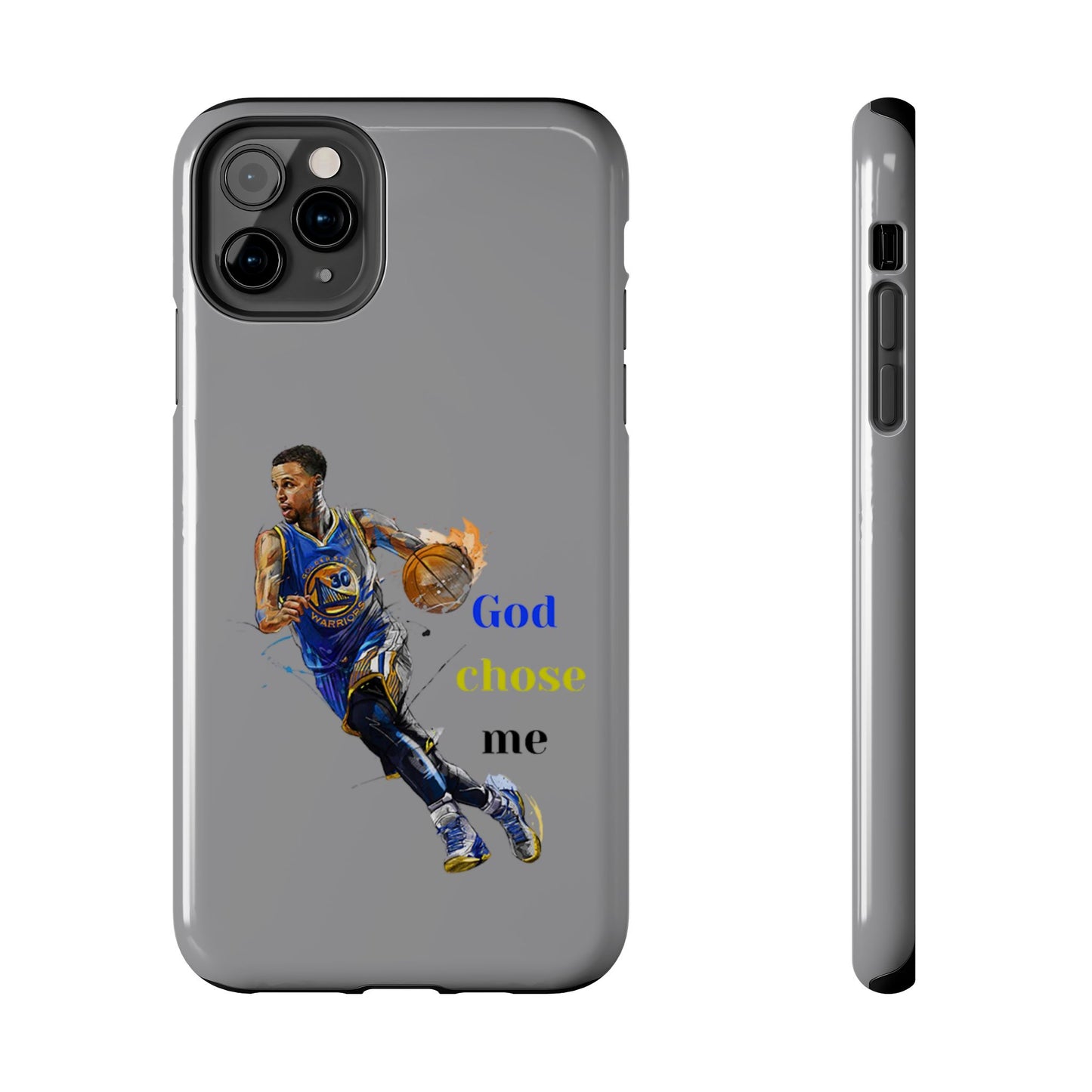 Phone case- God Chose Me Tough Phone Case - Durable Protection