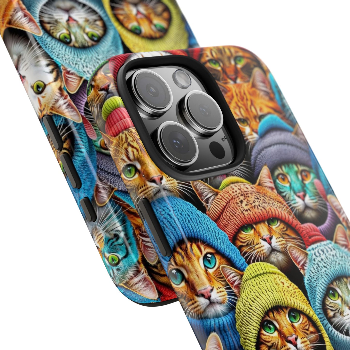 "Cool Cats Tough Phone Case – Stylish & Durable Protective Cover for iPhone & Android"