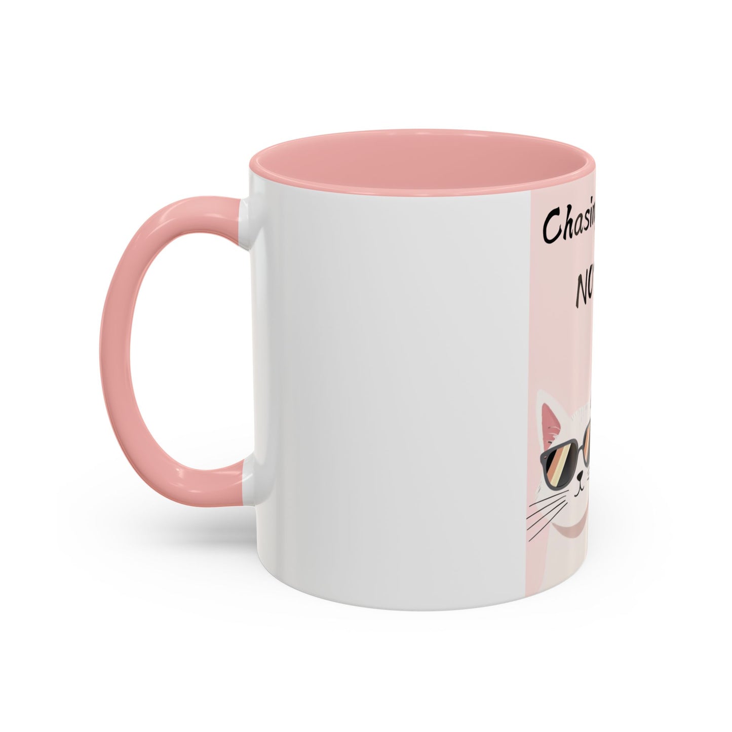 Whimsical Cat Coffee Mug - 'Chasing Dreams NOT Mice' - Perfect for Cat Lovers