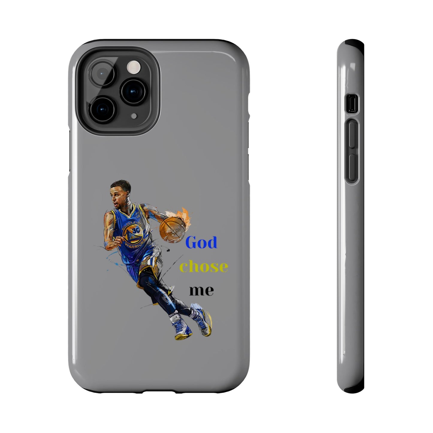 Phone case- God Chose Me Tough Phone Case - Durable Protection