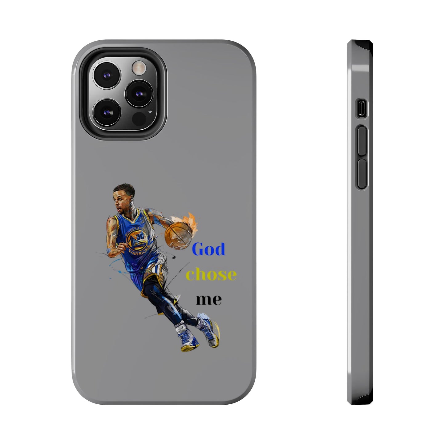 Phone case- God Chose Me Tough Phone Case - Durable Protection