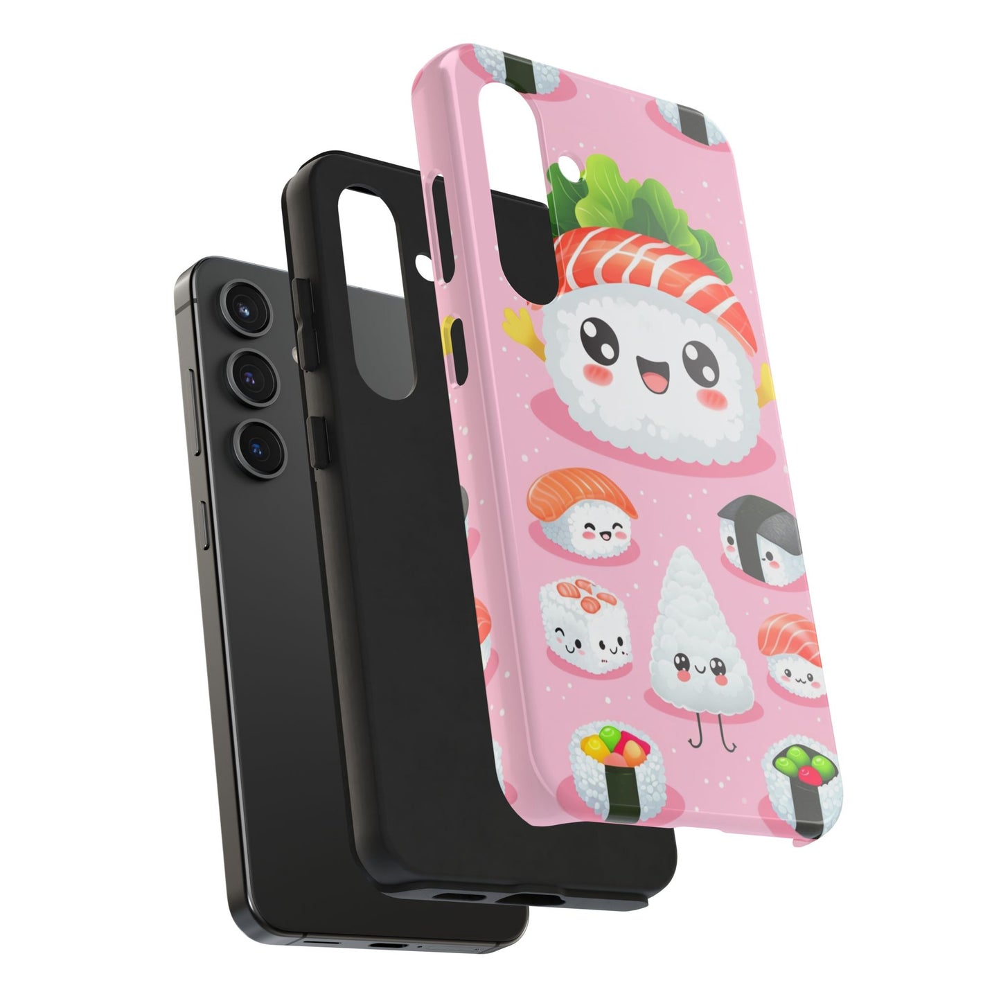Adorable Sushi Tough Phone Case | Cute Kawaii Design for Food Lovers