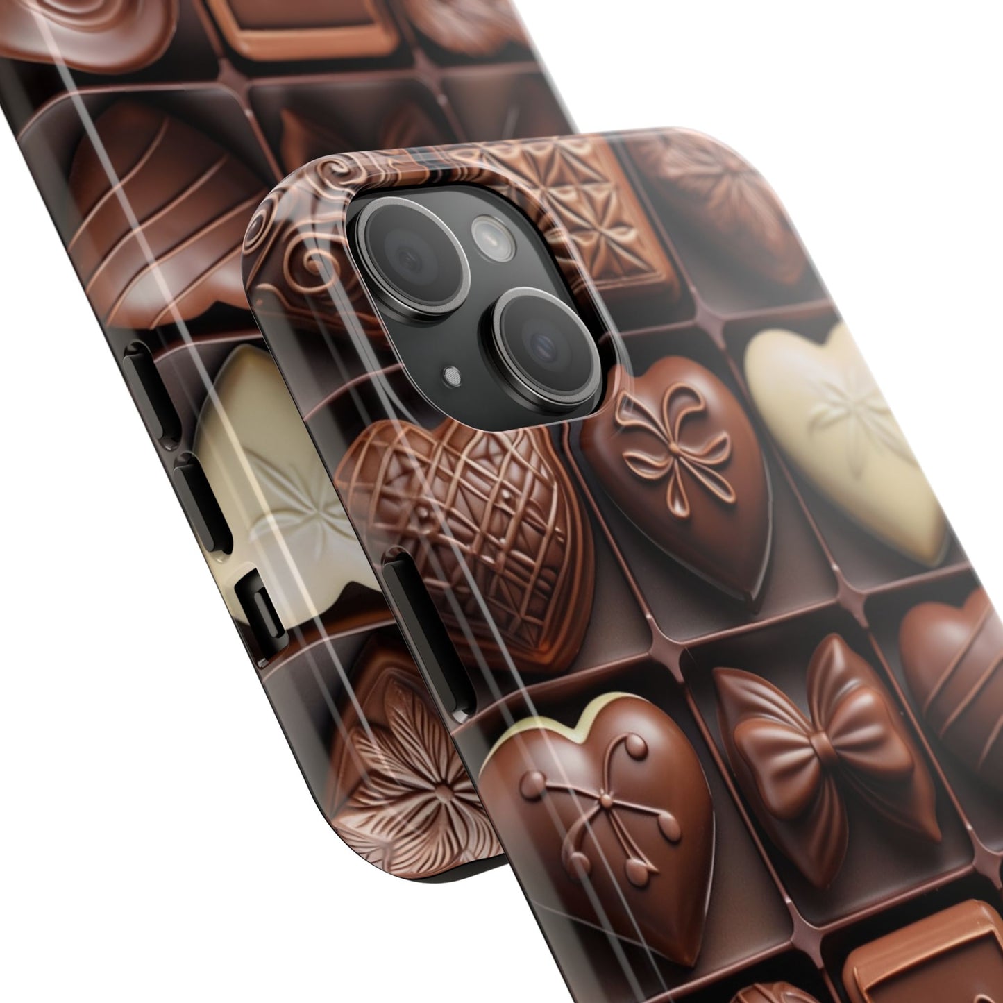 Chocolate Love Tough Phone Case - Perfect for Valentine's Day or Sweet Treat Lovers