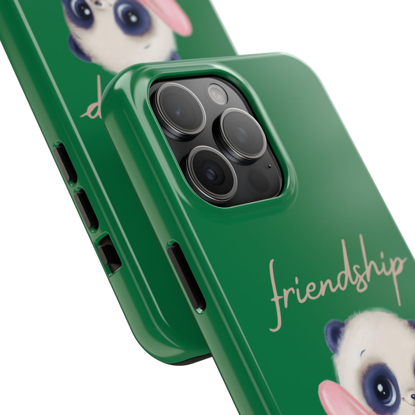 Phone case- Cute Panda Friendship Tough Phone Case - Durable Protection