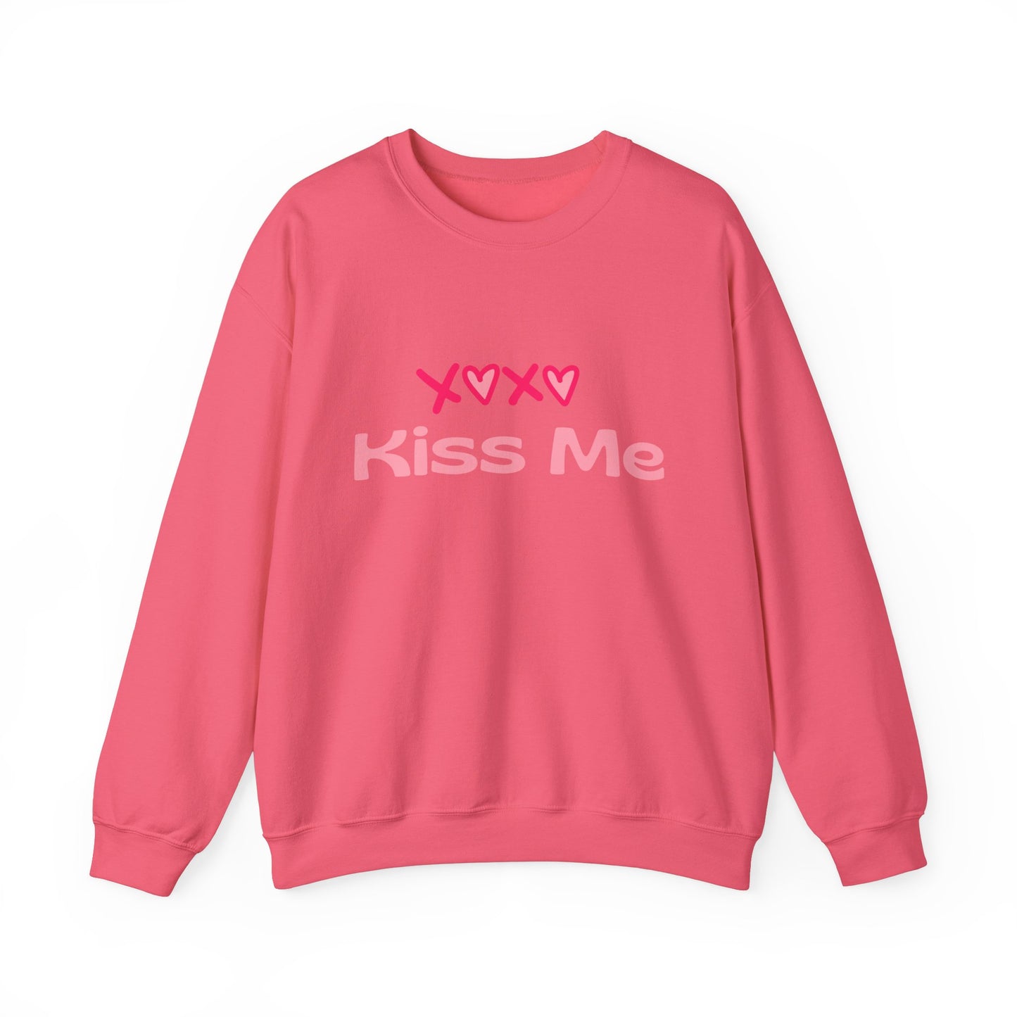 Kiss Me Heavy Blend Sweatshirt – Cute Gift for Women | Cozy & Romantic Pullover