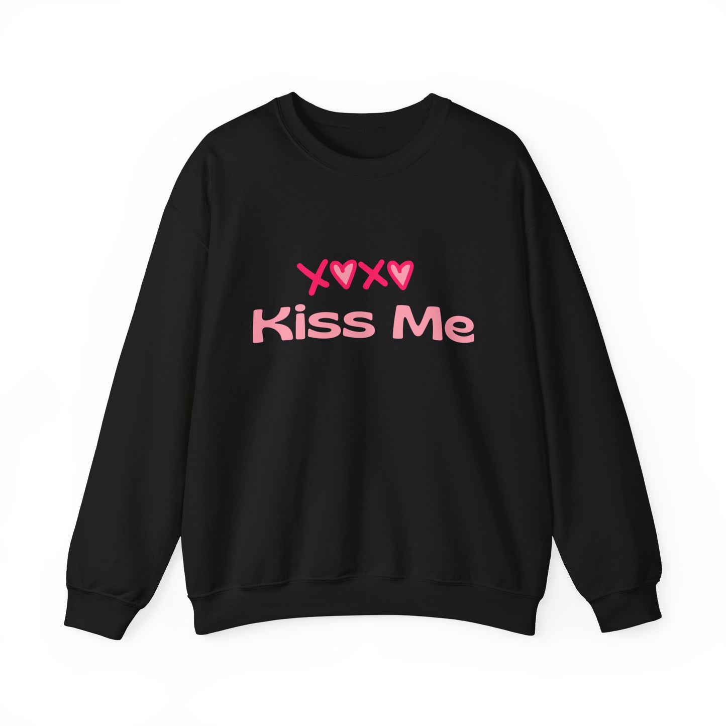 Kiss Me Heavy Blend Sweatshirt – Cute Gift for Women | Cozy & Romantic Pullover