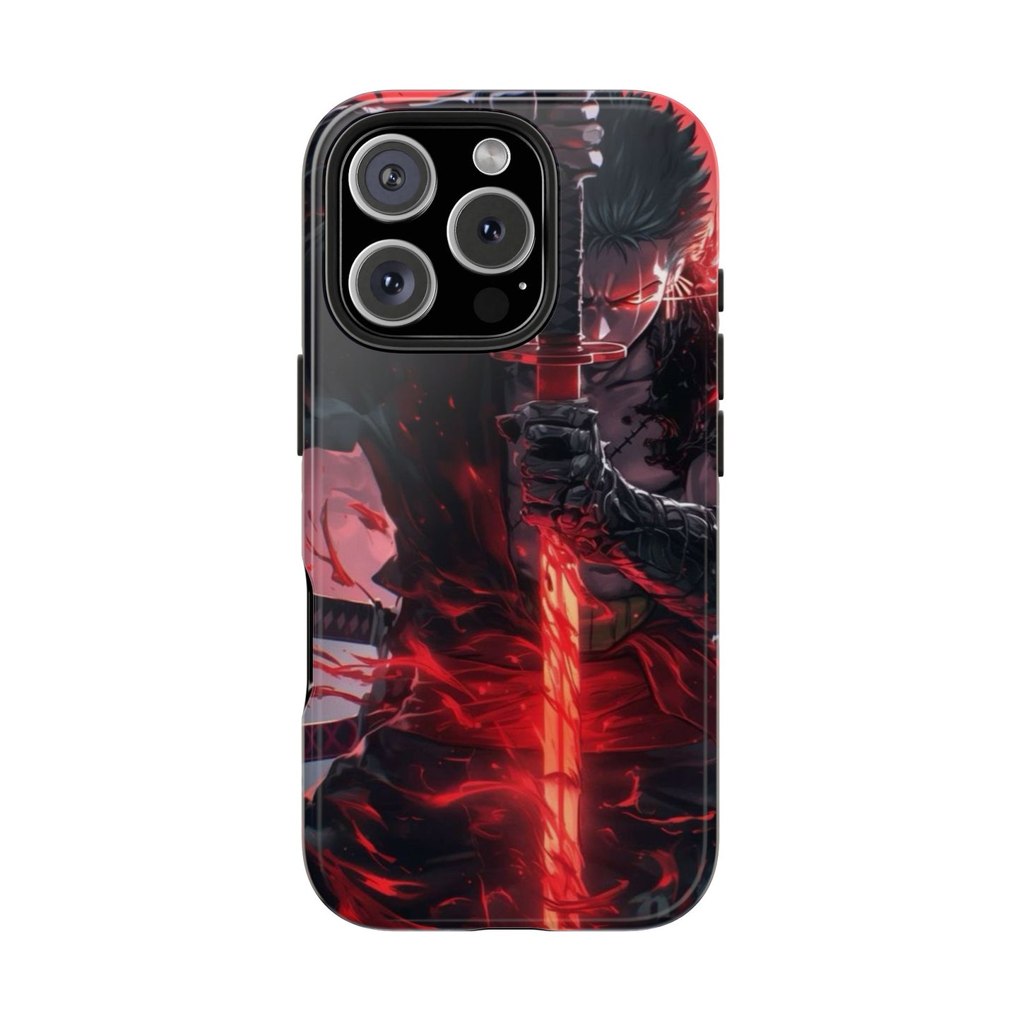 🗡️ Fierce Samurai Tough Phone Case – Durable Protection with Bold Anime Design for iPhone & Android