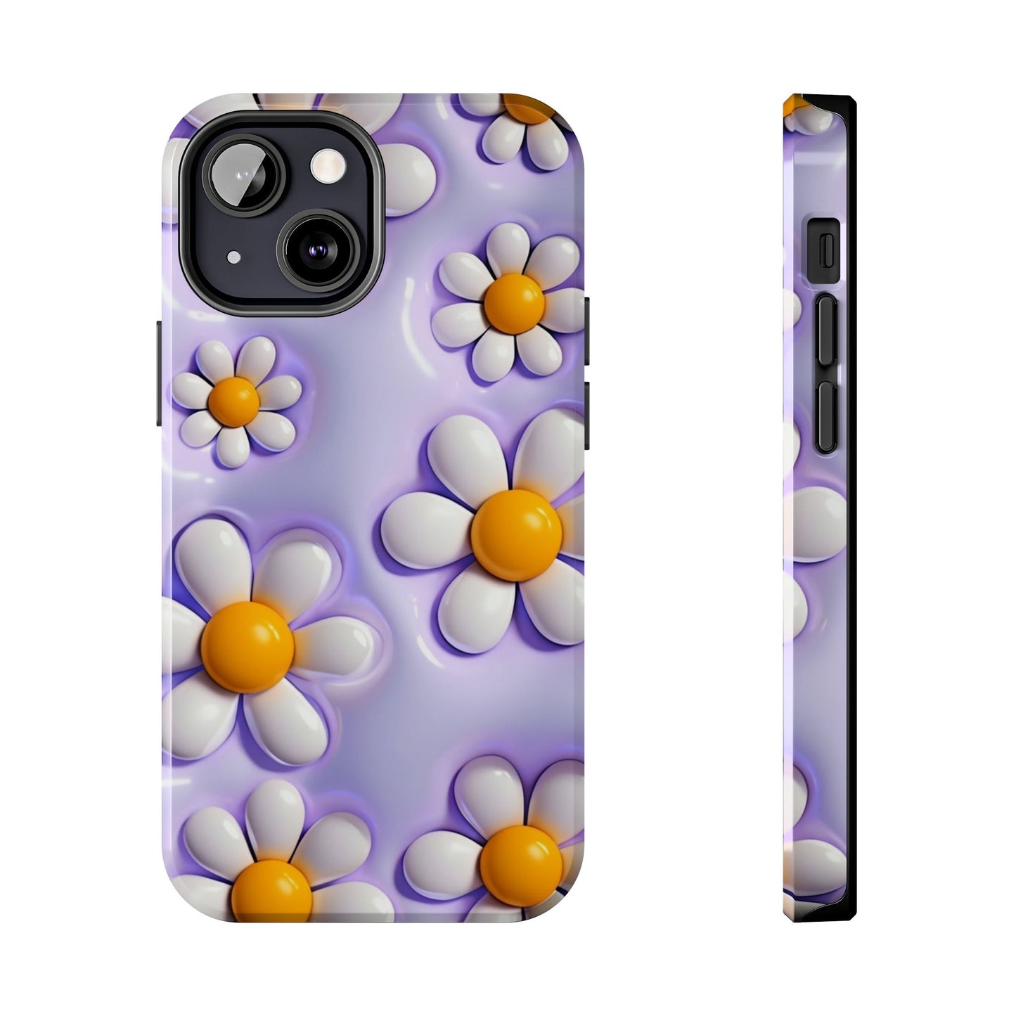 πΌ Floral Tough Phone Case β Vibrant Daisy Spring Design, for iPhones & Androids