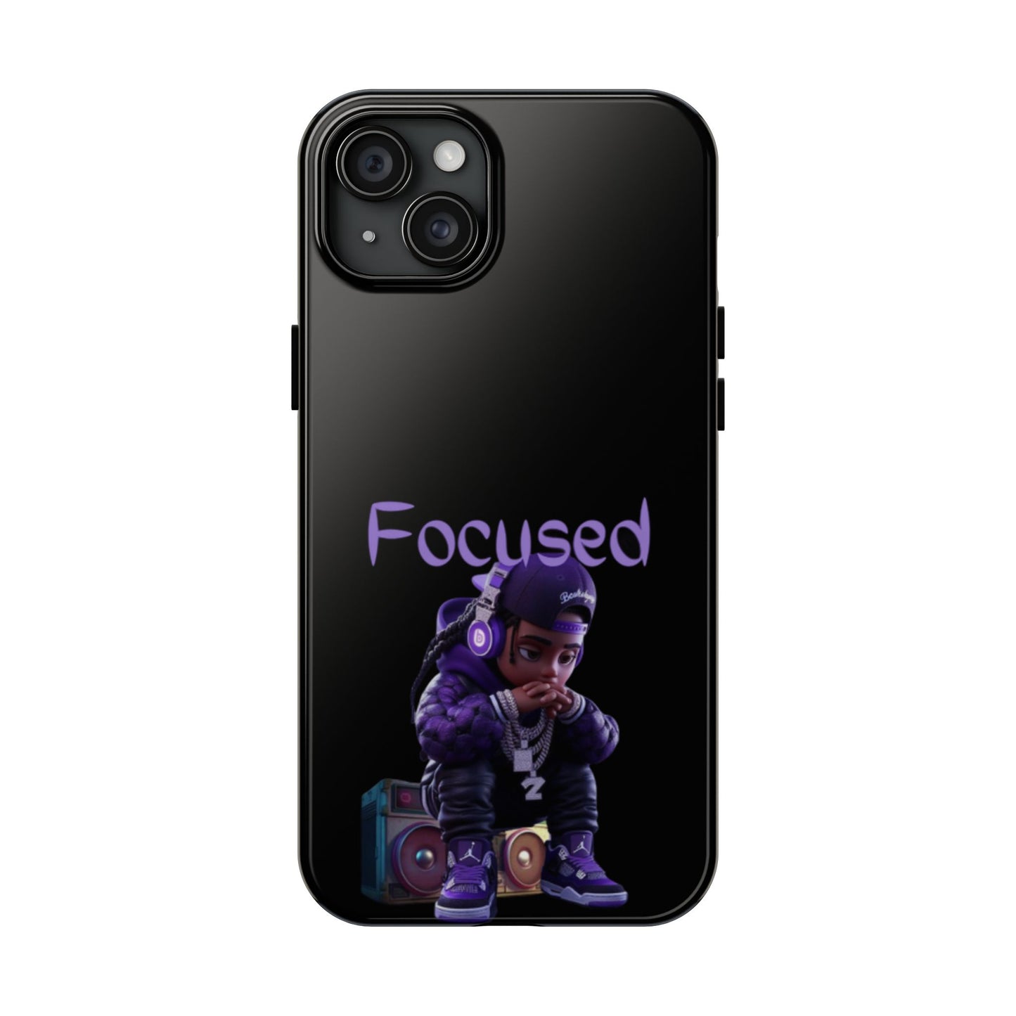 Phone case- Focused Tough Phone Case - Durable Protection