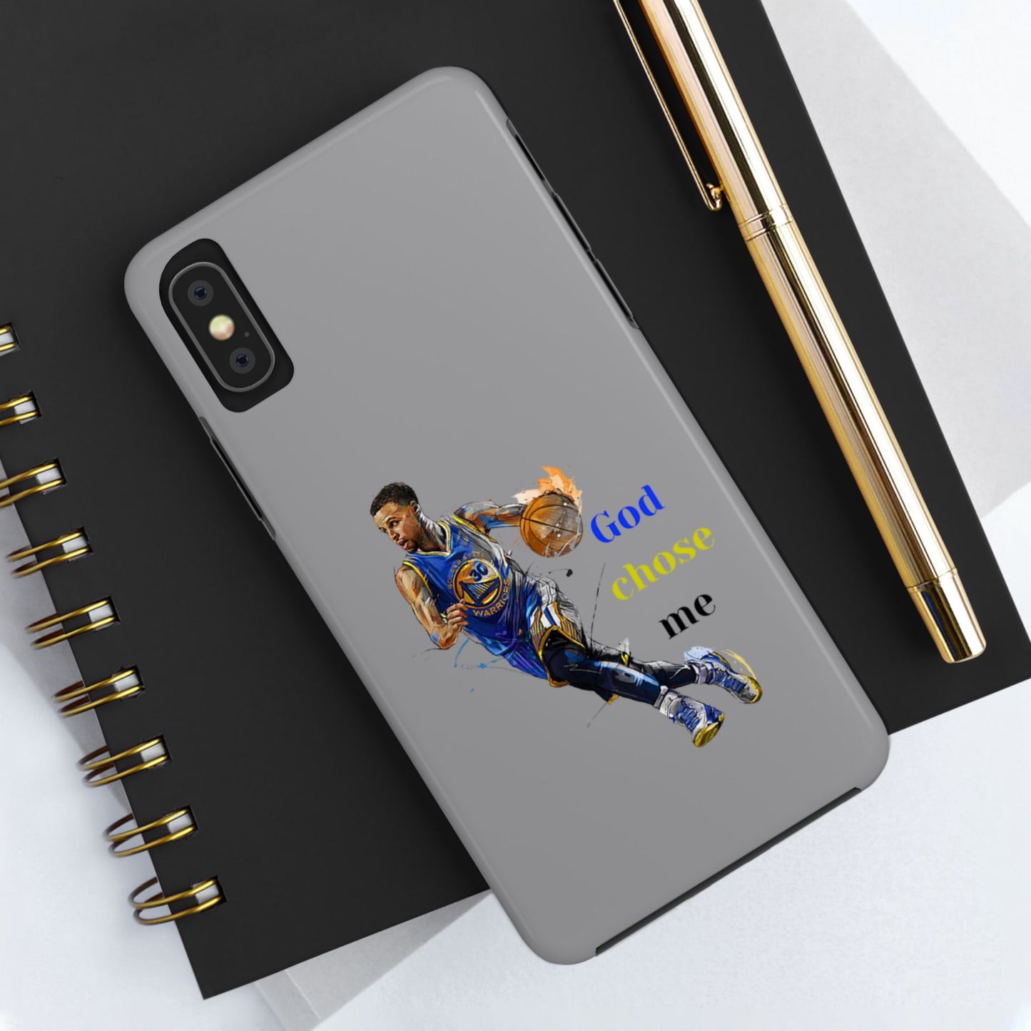 Phone case- God Chose Me Tough Phone Case - Durable Protection