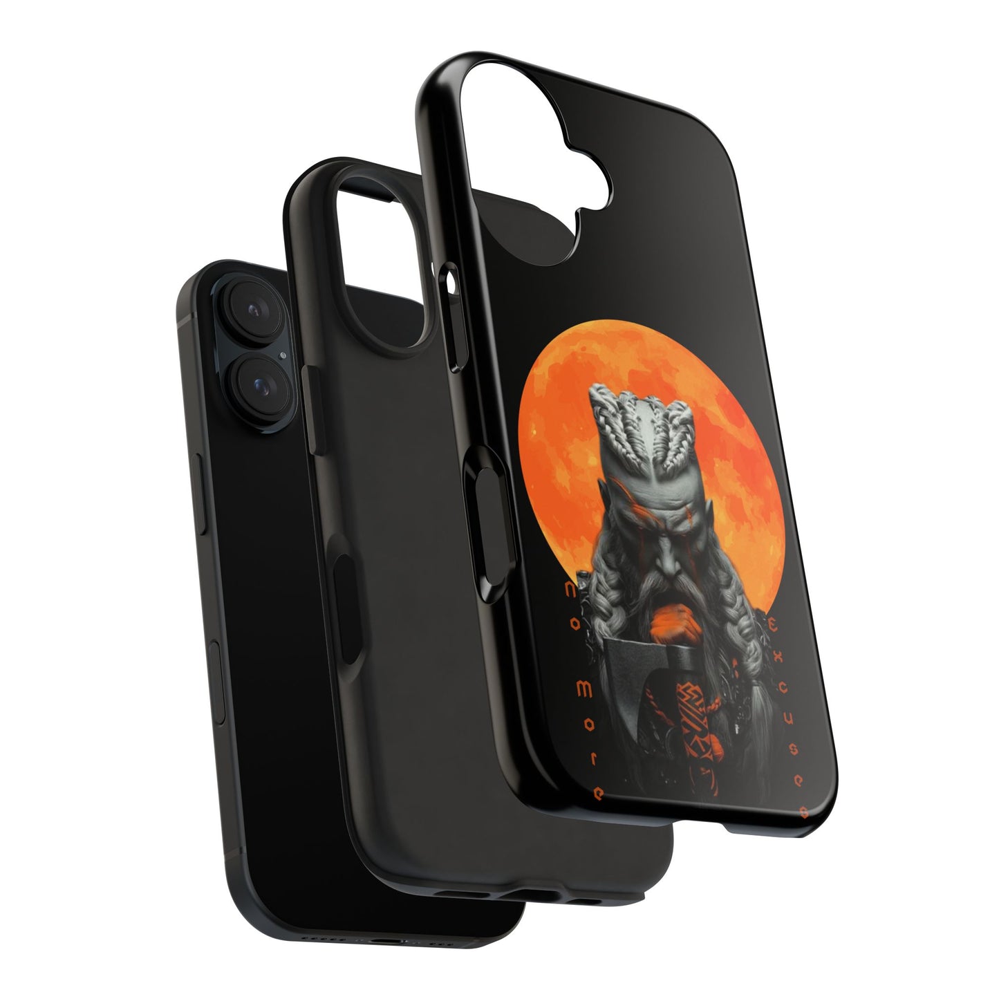 π₯ Warrior Spirit Tough Phone Case β No More Excuses Design for iPhone & Android β Empowerment & Protection