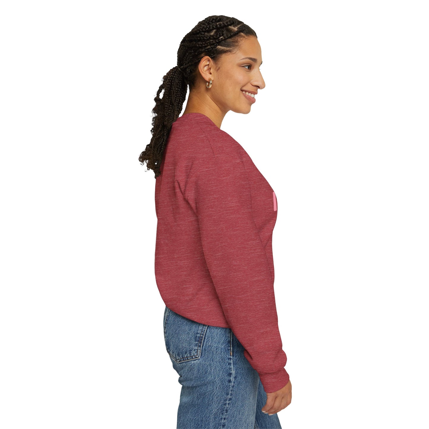 Cotton Blush XOXO Sweatshirt for Women – I’m His Romantic Everyday Lovewear