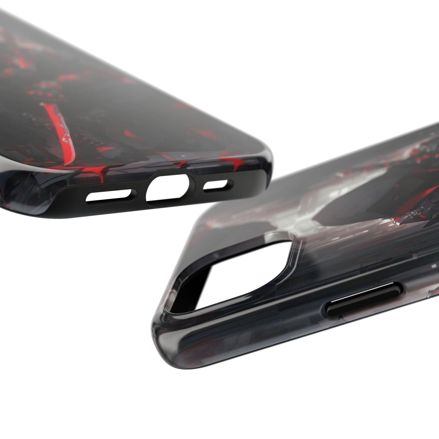 🖤 Tough Phone Case – Dark Warrior Design for Gamers & Anime Fans – Durable Protection & Unique Style for iPhone & Android