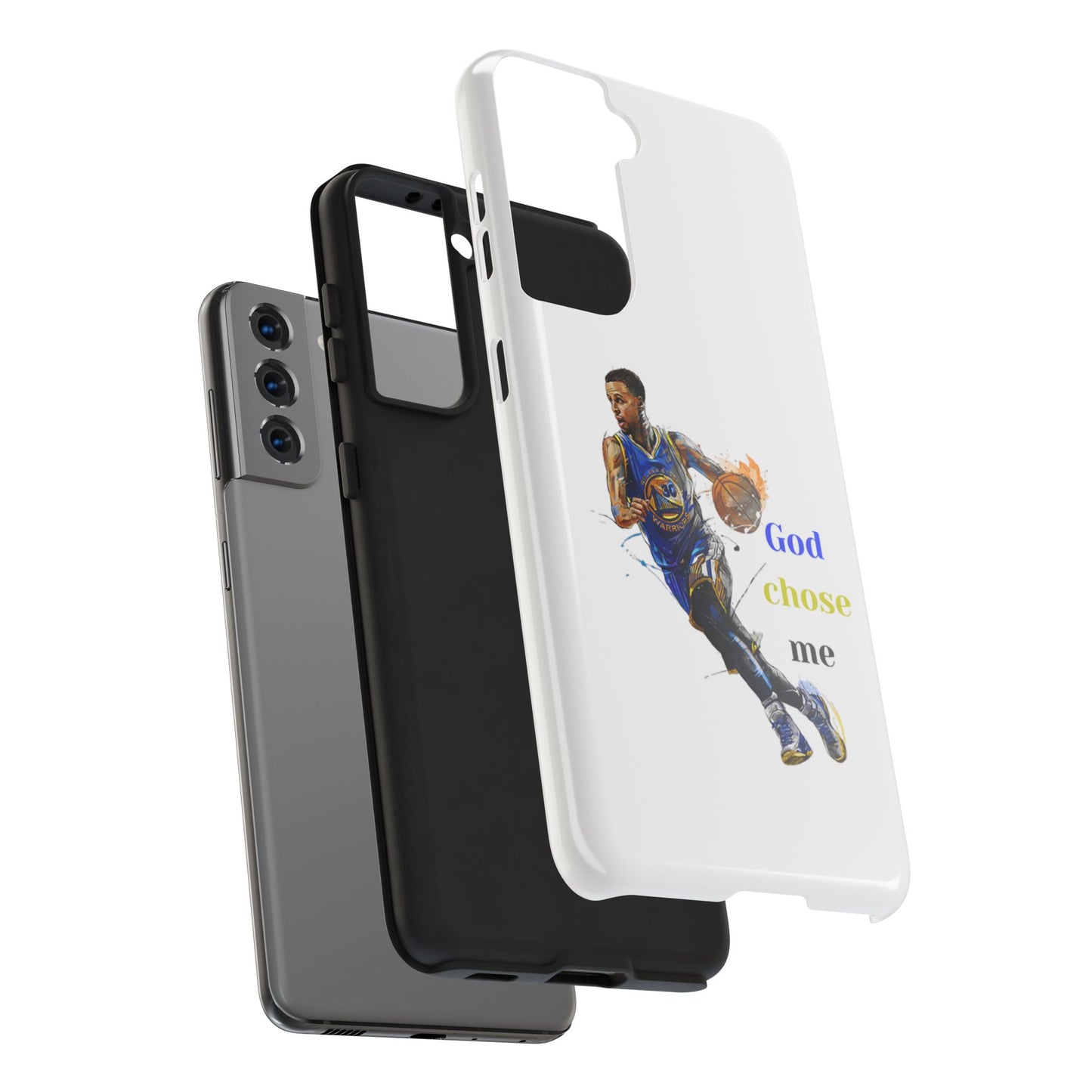 Phone case- God Chose Me Tough Phone Case - Durable Protection