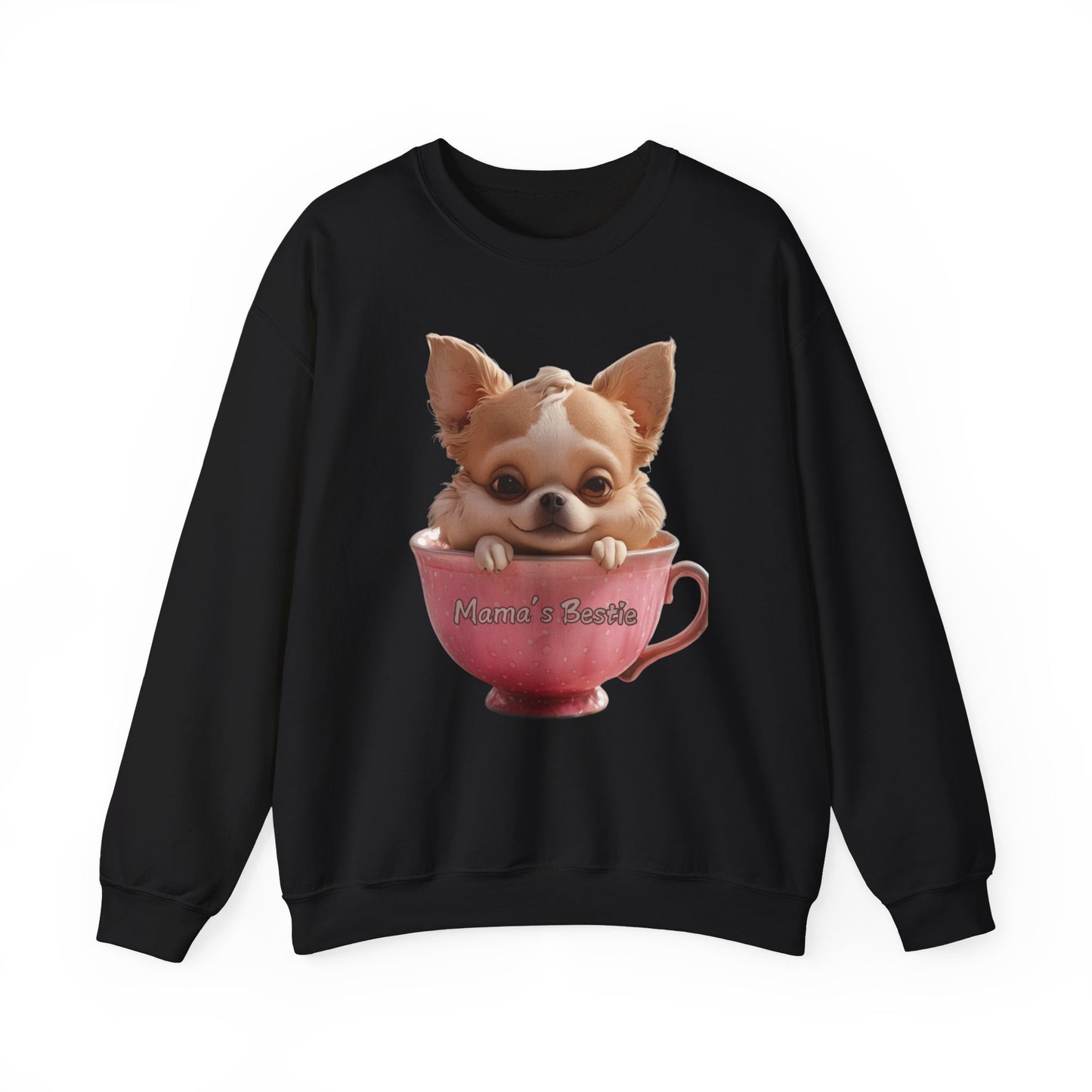 🐶 Cute Dog "Mama’s Bestie" Sweater – Cozy & Stylish for Dog Lovers! 🐶