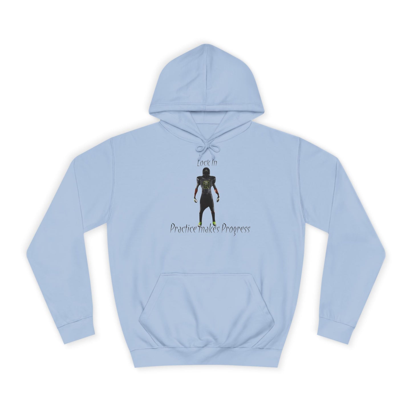 Iron Grey Men’s Motivational Sweater – "Practice Makes Progress" Inspirational Pullover