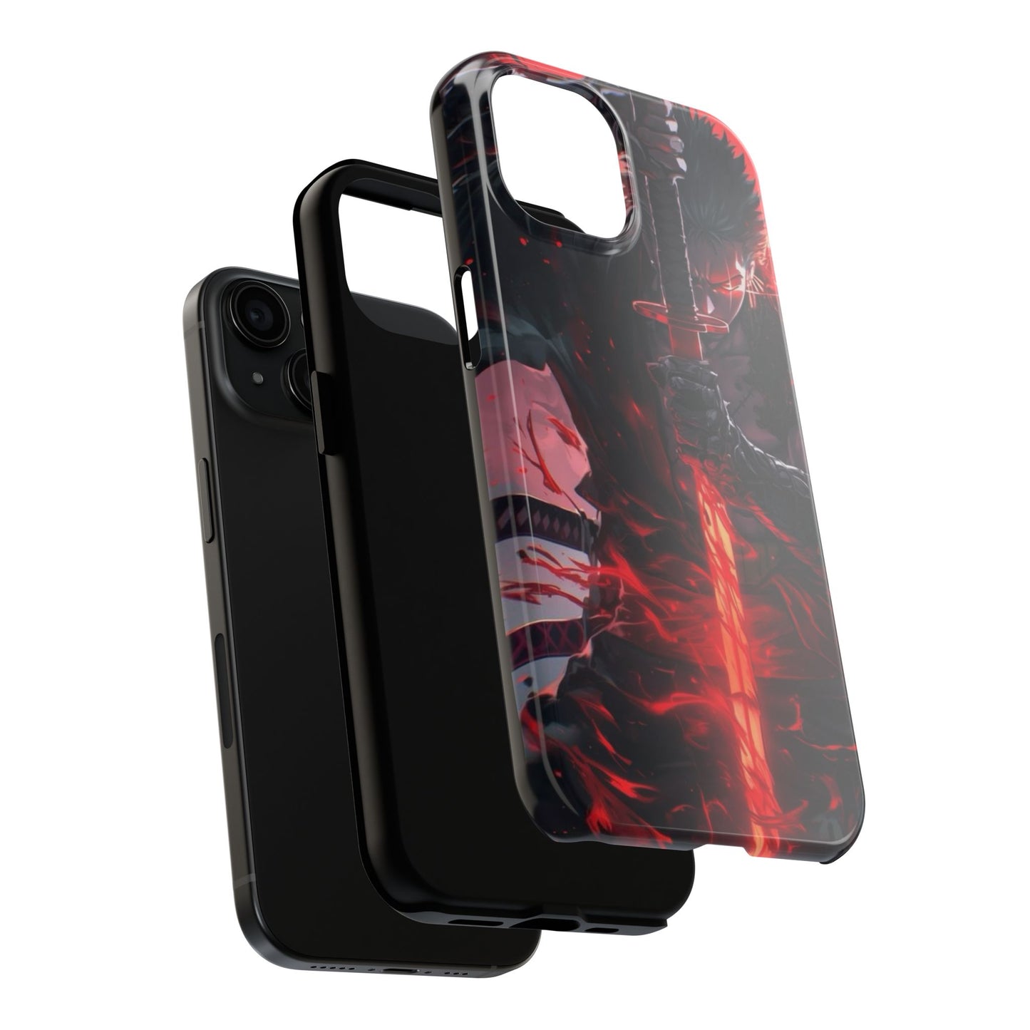 🗡️ Fierce Samurai Tough Phone Case – Durable Protection with Bold Anime Design for iPhone & Android
