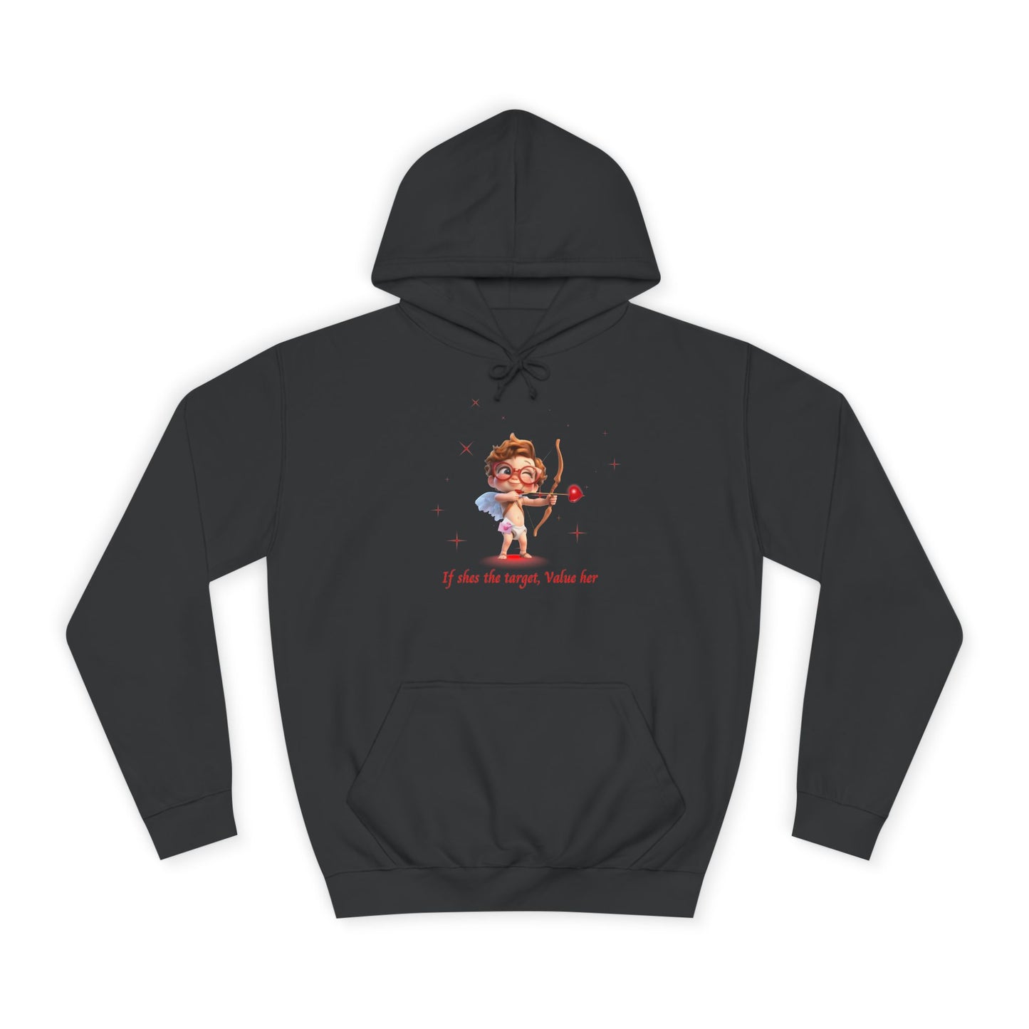 Charcoal Ash Grey Hoodie for Women – Cupid For Her Romantic Sweater